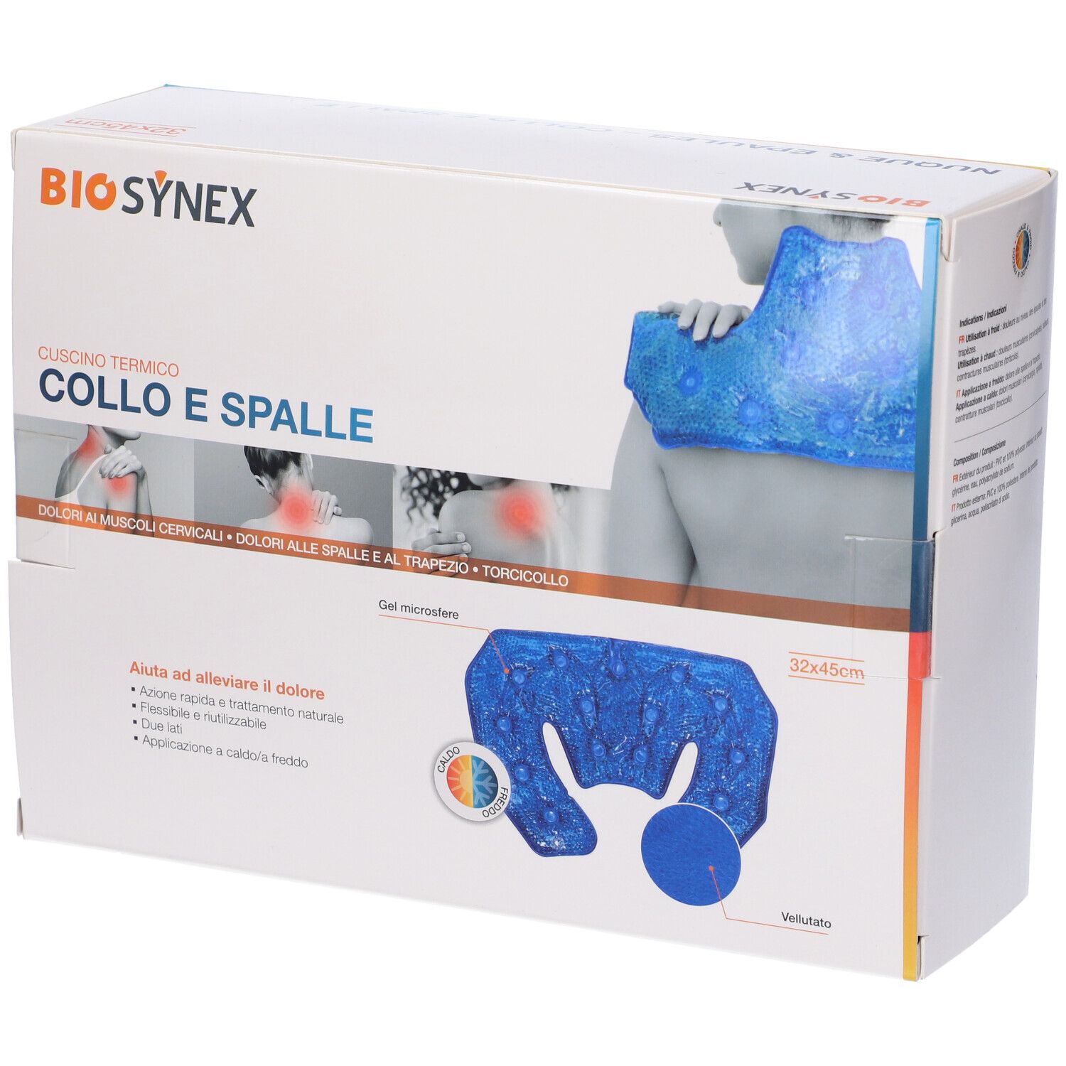 Kinecaregel Microsfere Spalle-Cervicale 32x45cm