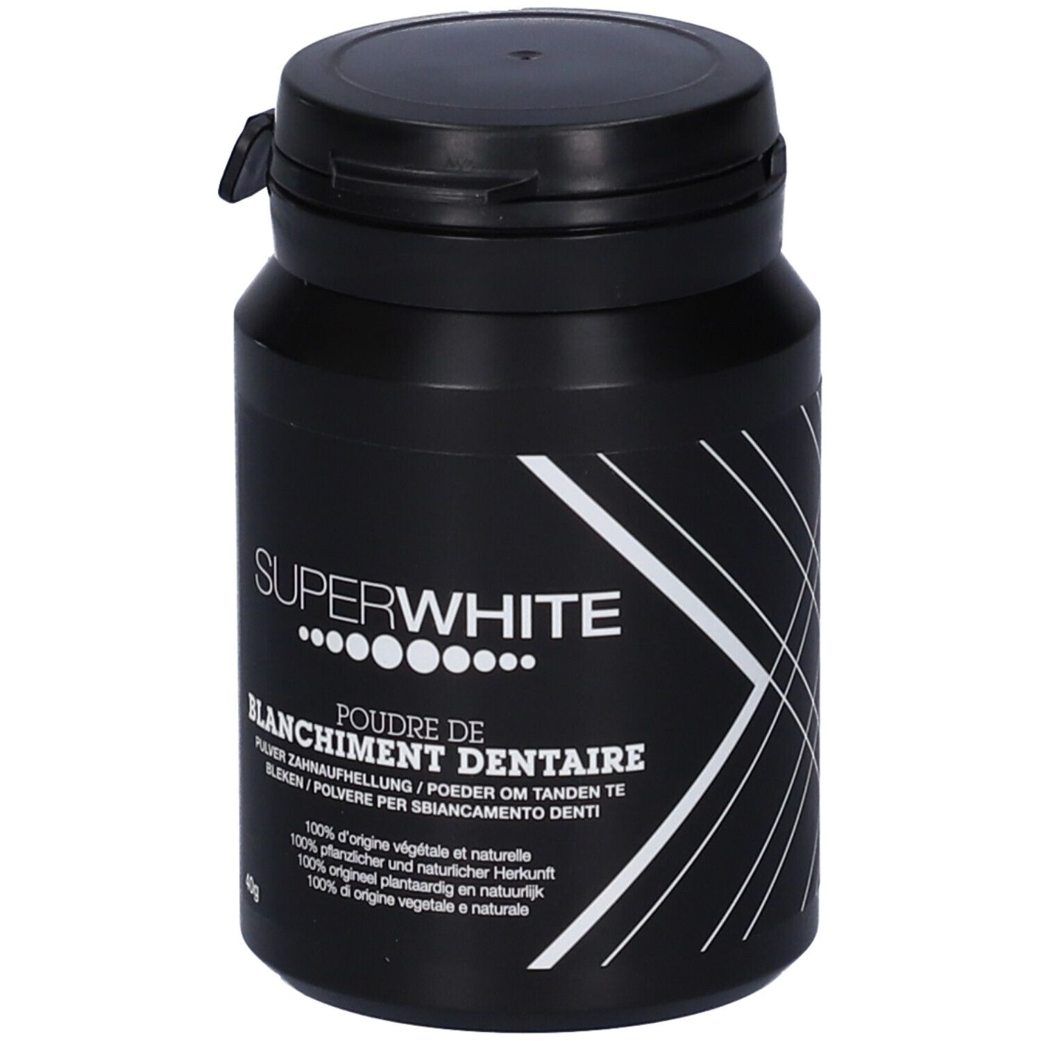Superwhite Polvere Carbone Attivo Black Edition 40g