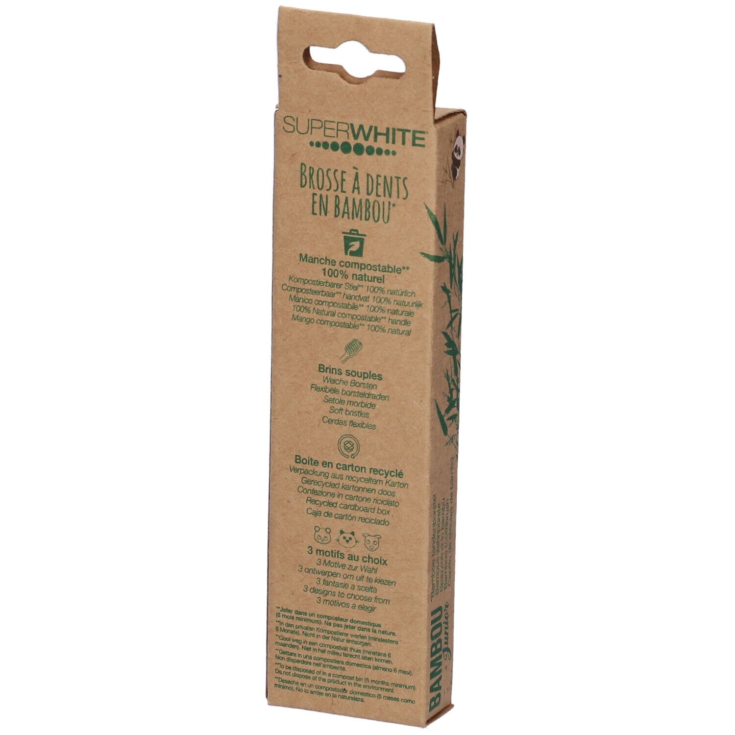Superwhite Spazzolino Bambu Bambini