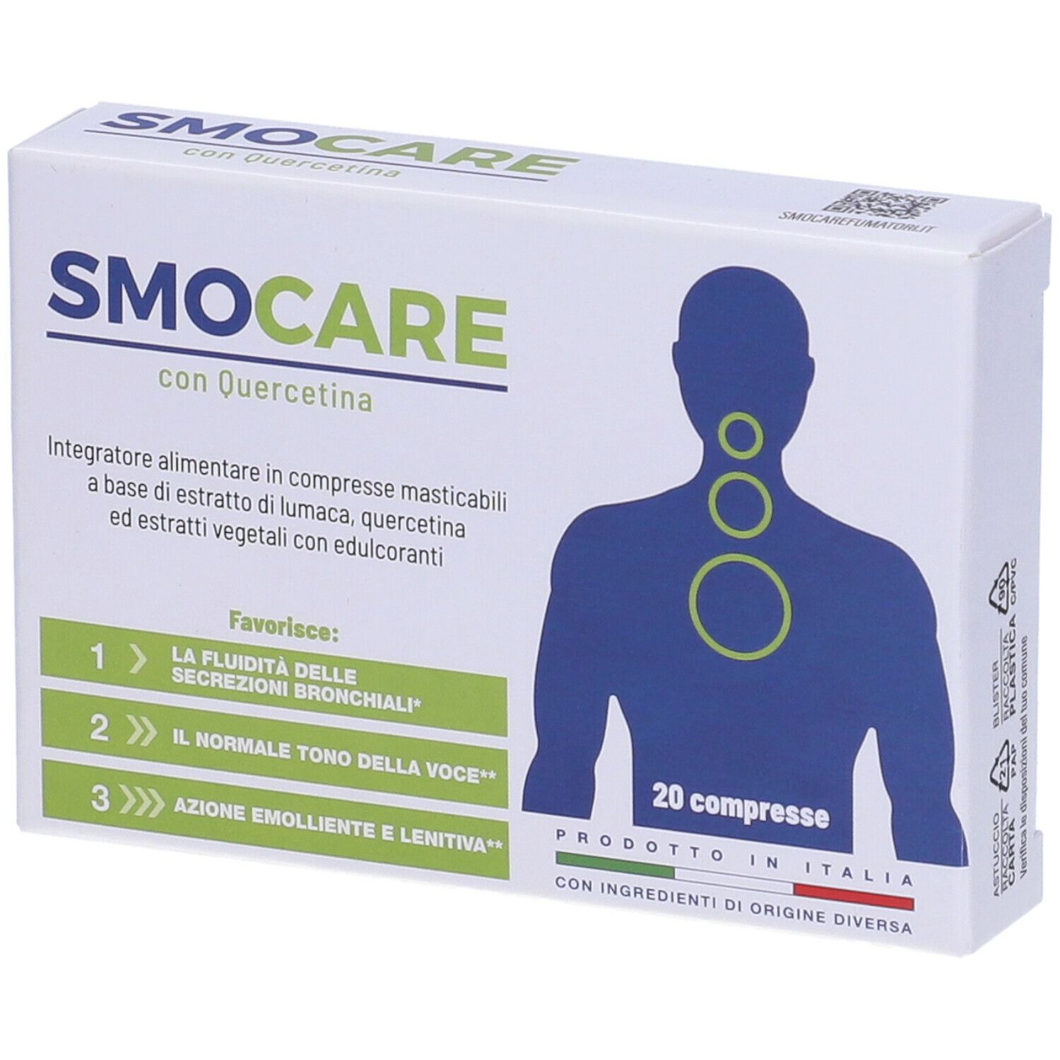 Smocare® Compresse masticabili con Quercetina