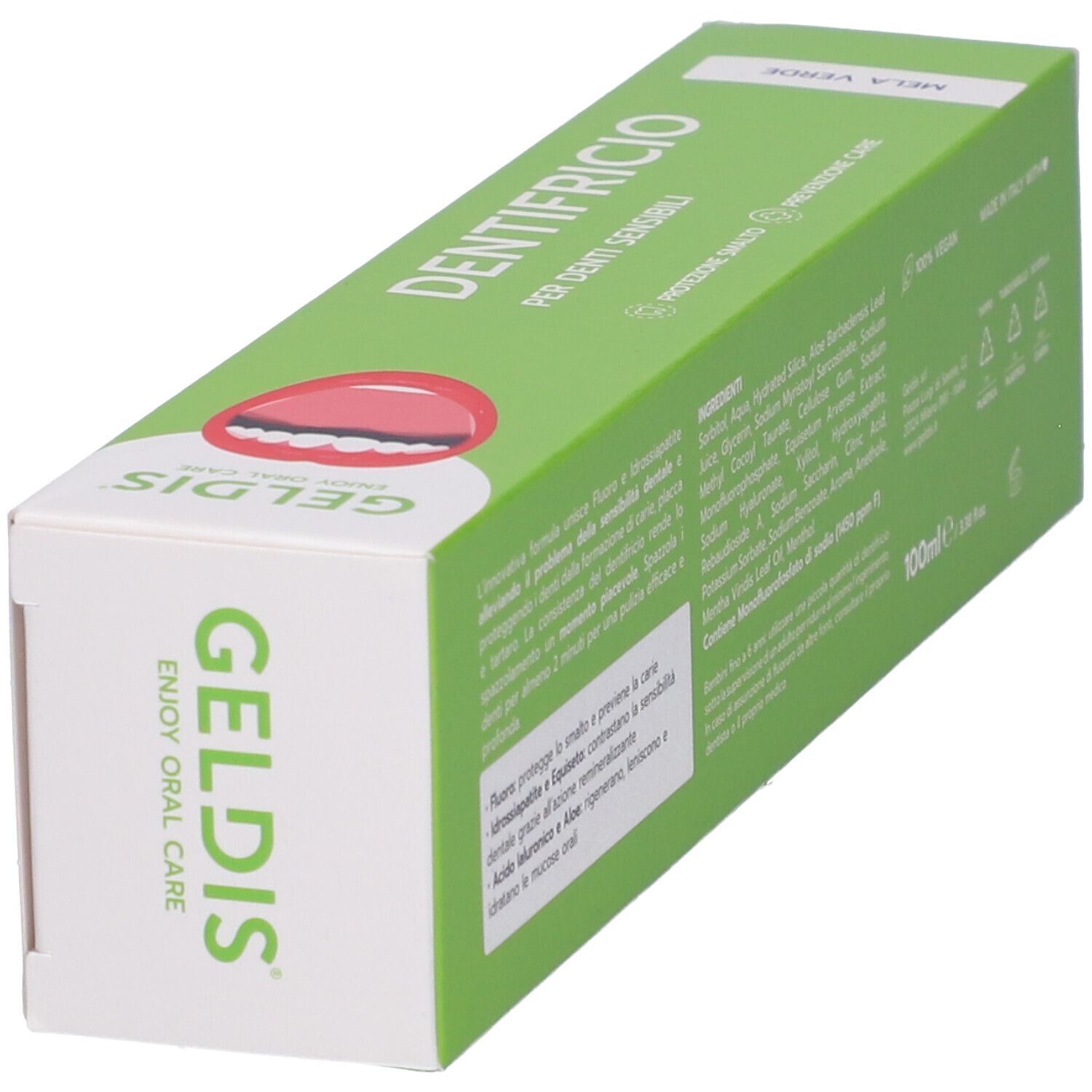 Dentifricio Geldis per denti sensibili – Mela Verde 100ml
