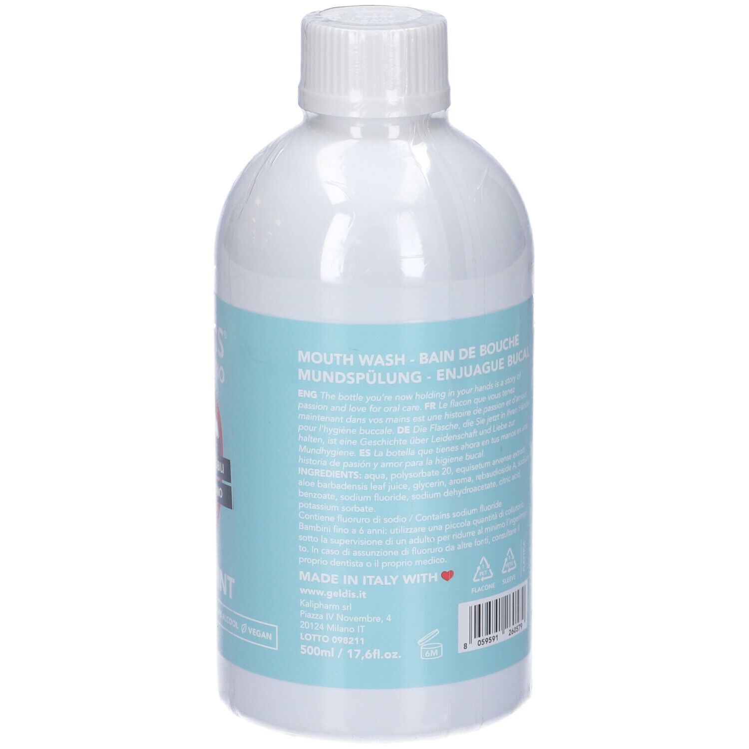 Collutorio Geldis alla Menta Fresca - 500 ml