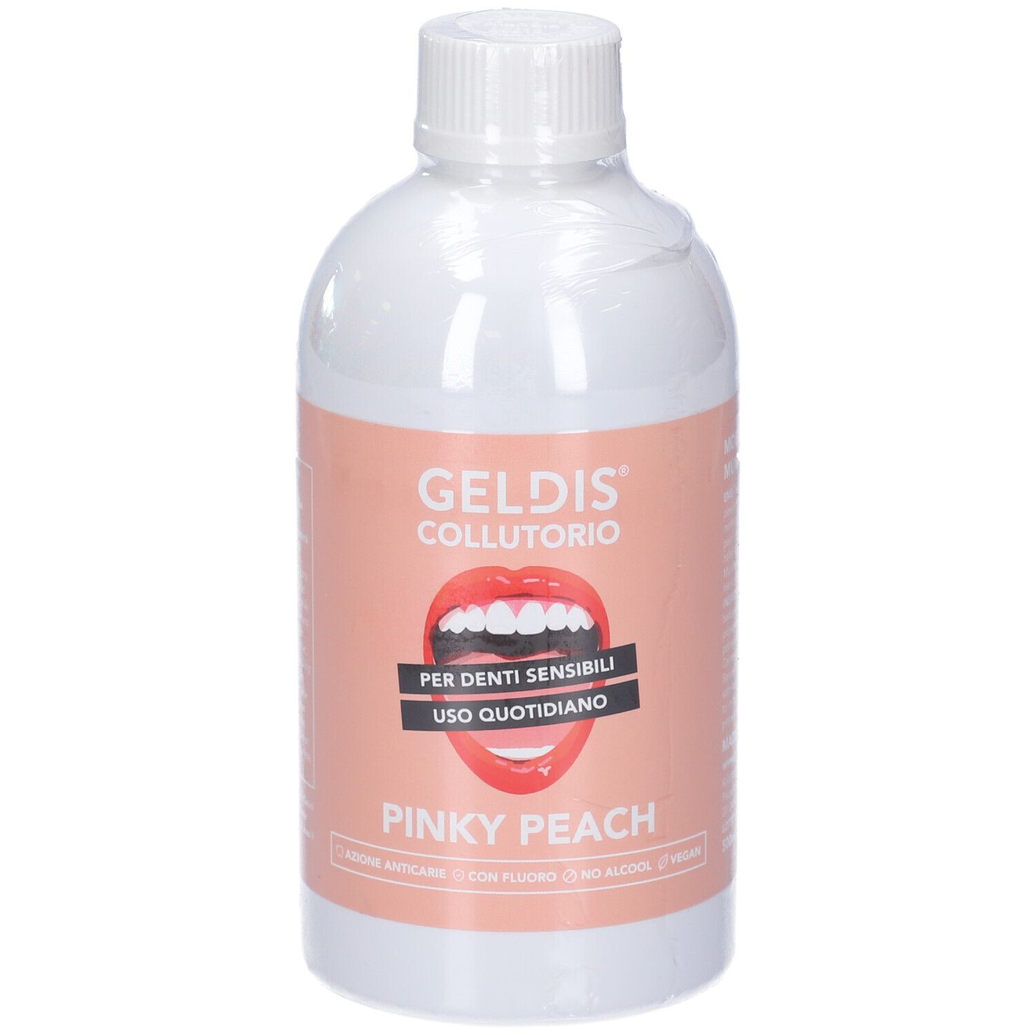 Collutorio Geldis alla Pesca Rosa - 500 ml