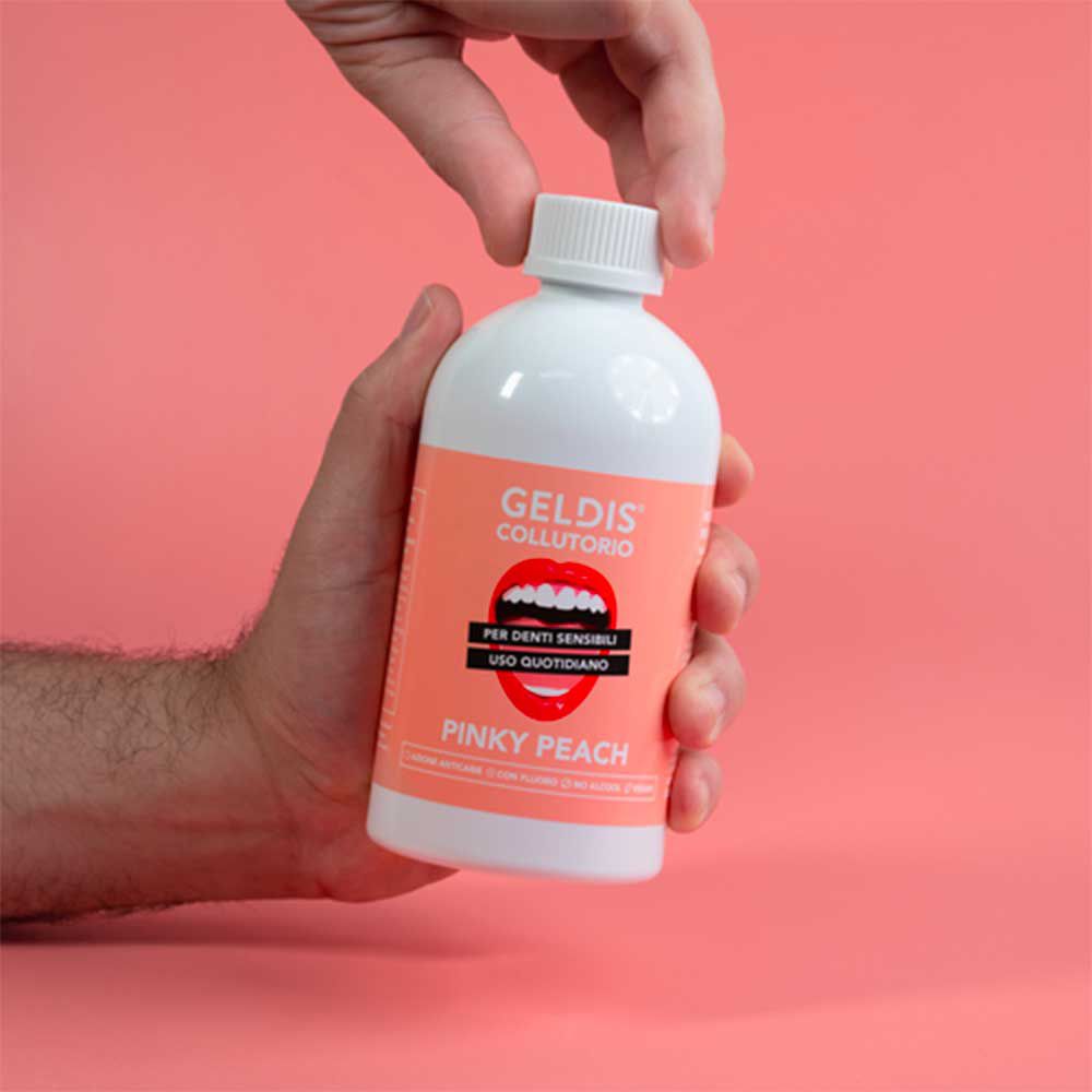 Collutorio Geldis alla Pesca Rosa - 500 ml