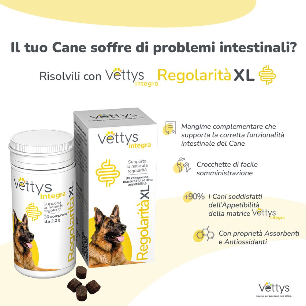Vettys Integra Regolarita' Xl Cane 30 Compresse Masticabili