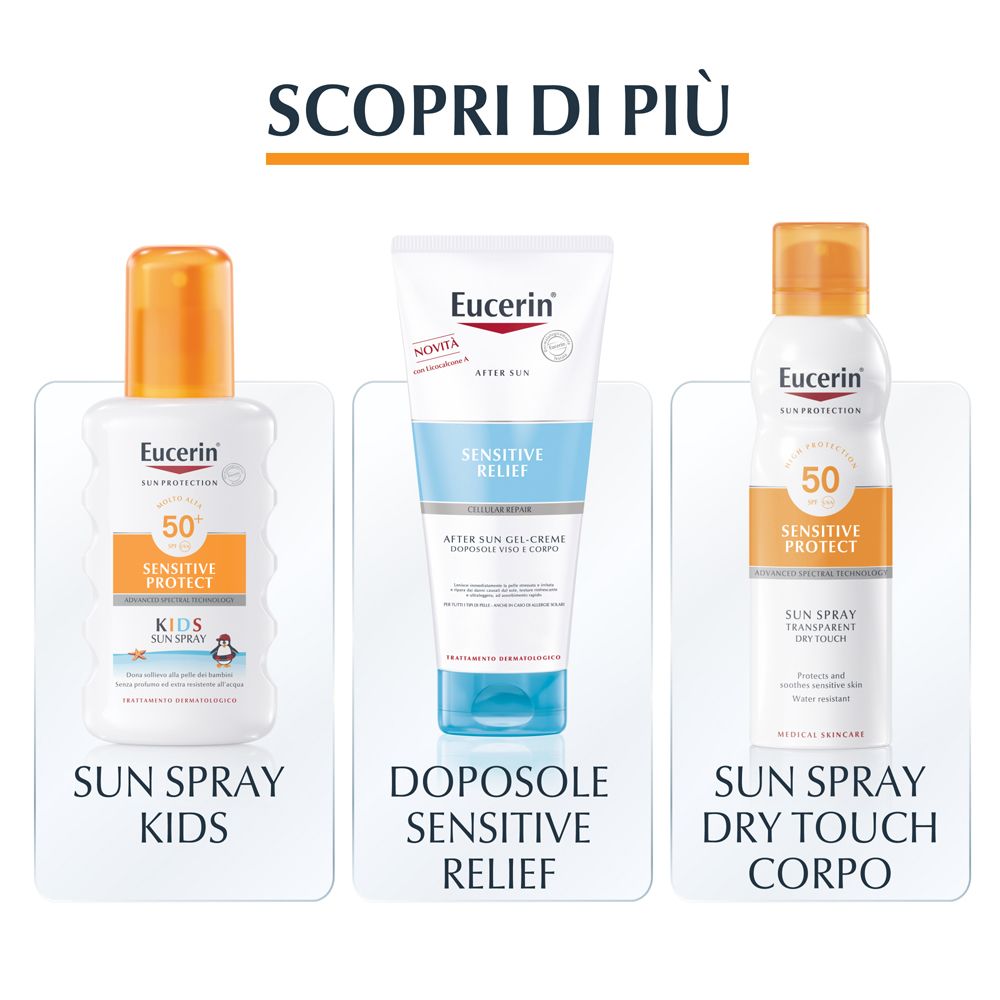 Eucerin Sun Face Hydro Protect Fluido Ultra-leggero SPF 50+ sun fluid - risparmia il 10% con il codice: eucerin10