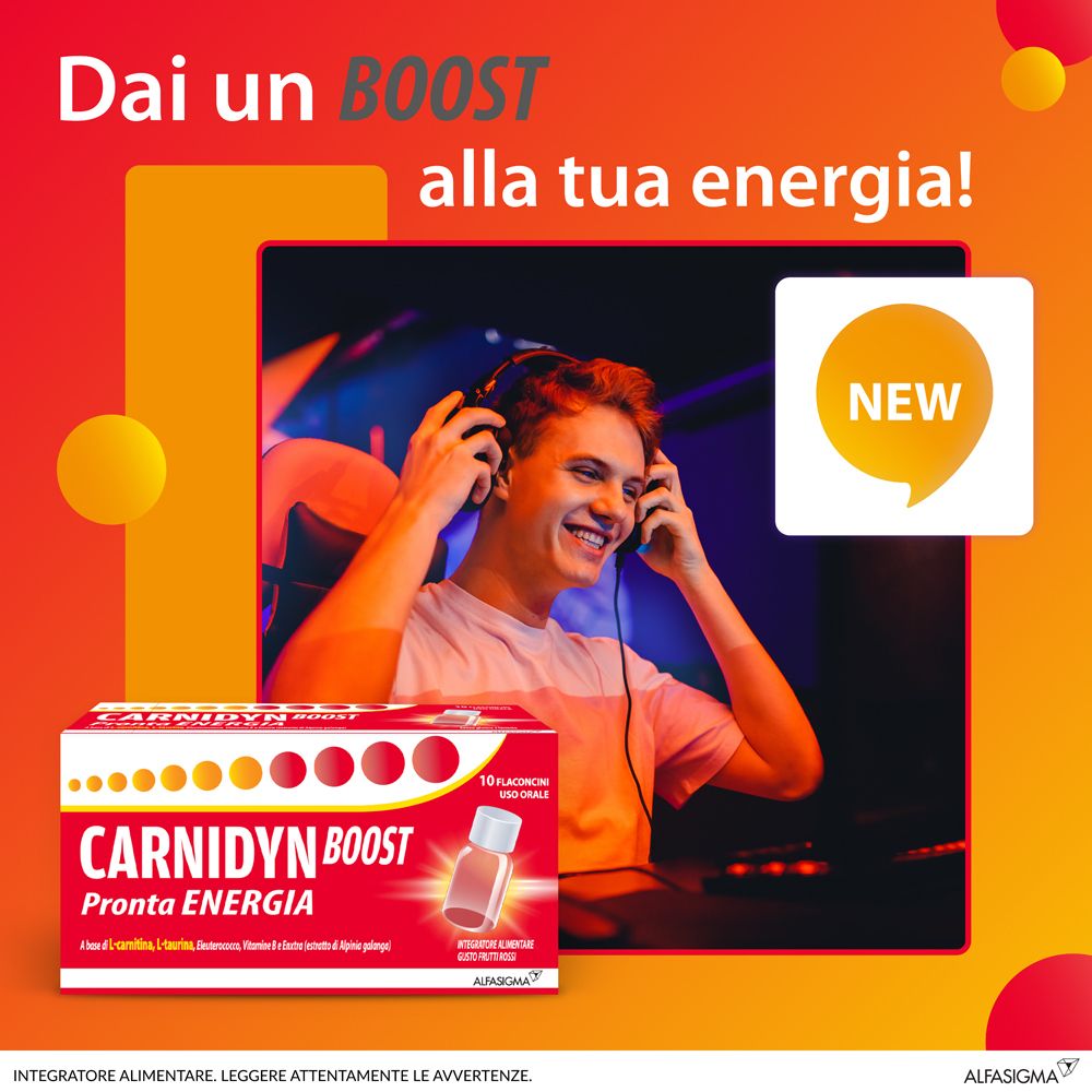 Carnidyn Boost Pronta Energia Flaconcini