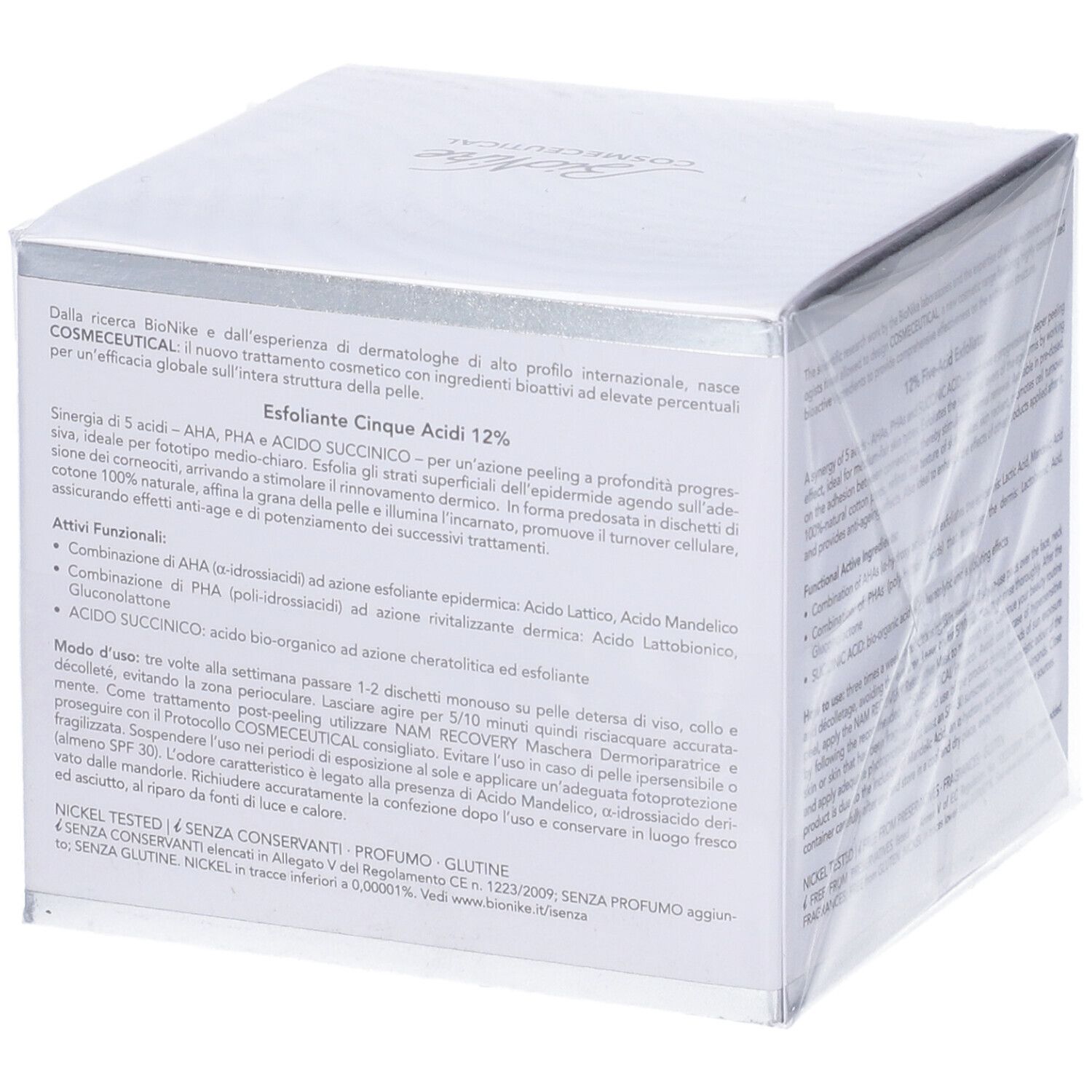 Cosmeceutical Penta Peel Esfoliante Cinque Acidi 12% 50 Dischetti