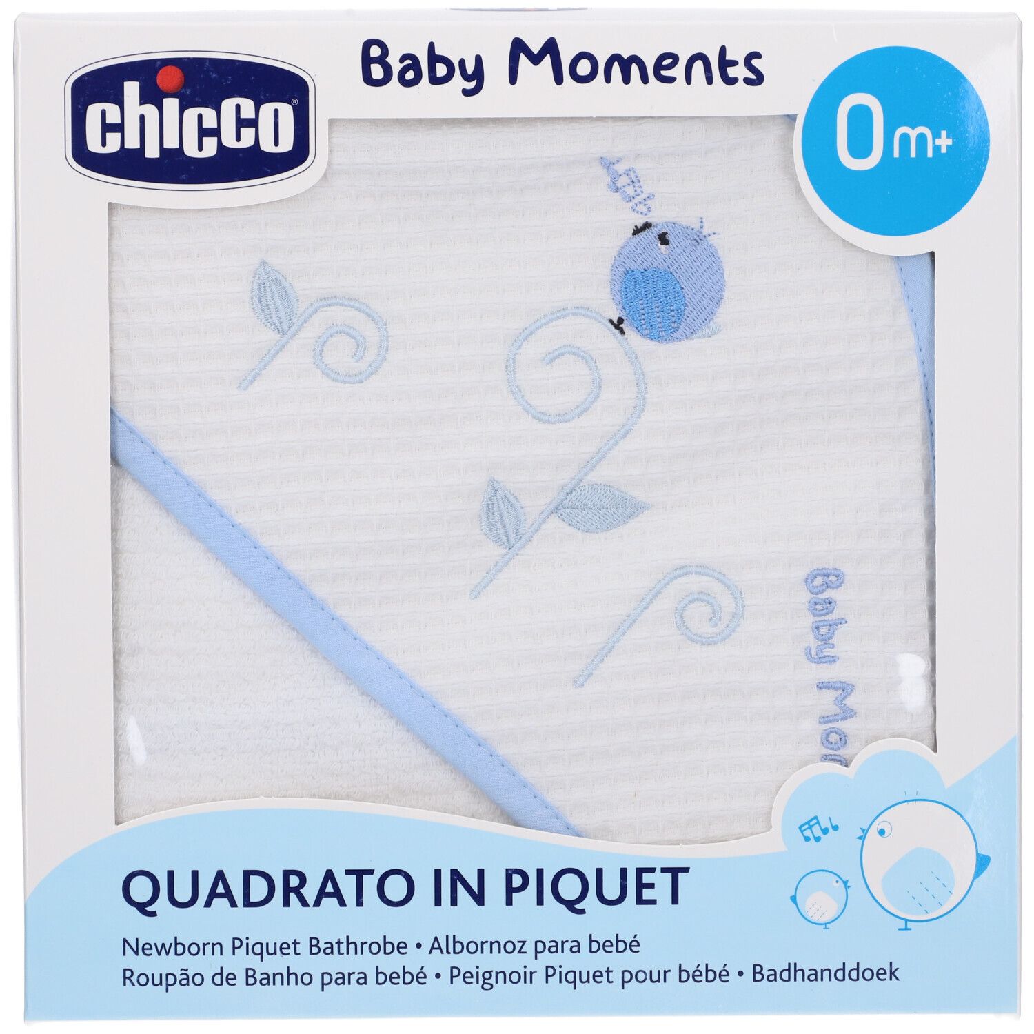 Chicco Quad Piquet Blu 0m+