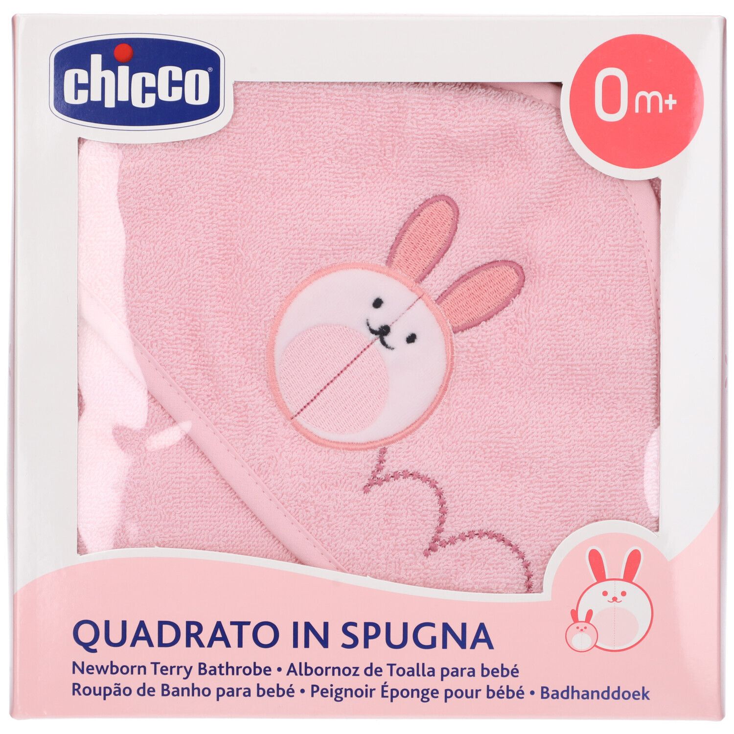 Chicco Quadrotto Spugna Rosa 0 Mesi+