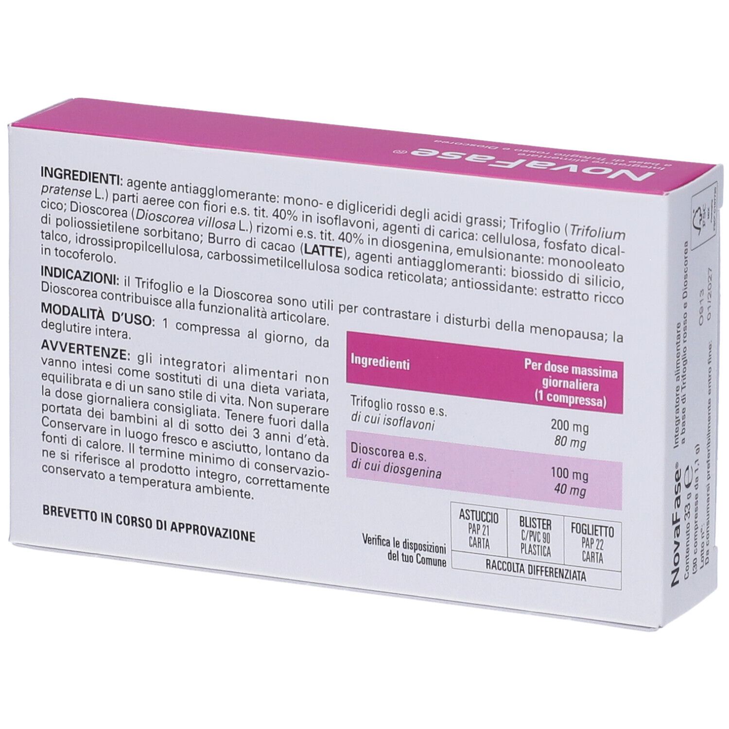 Novafase Compresse