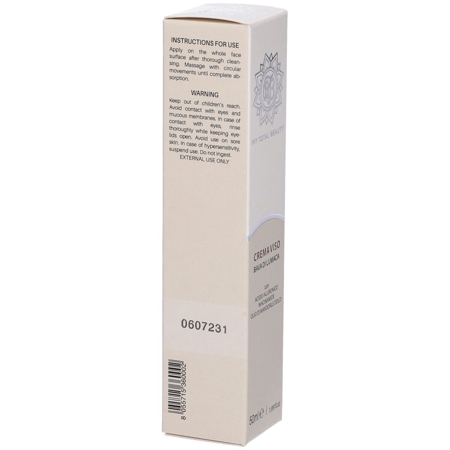 My Total Beauty Crema Viso alla Bava di Lumaca