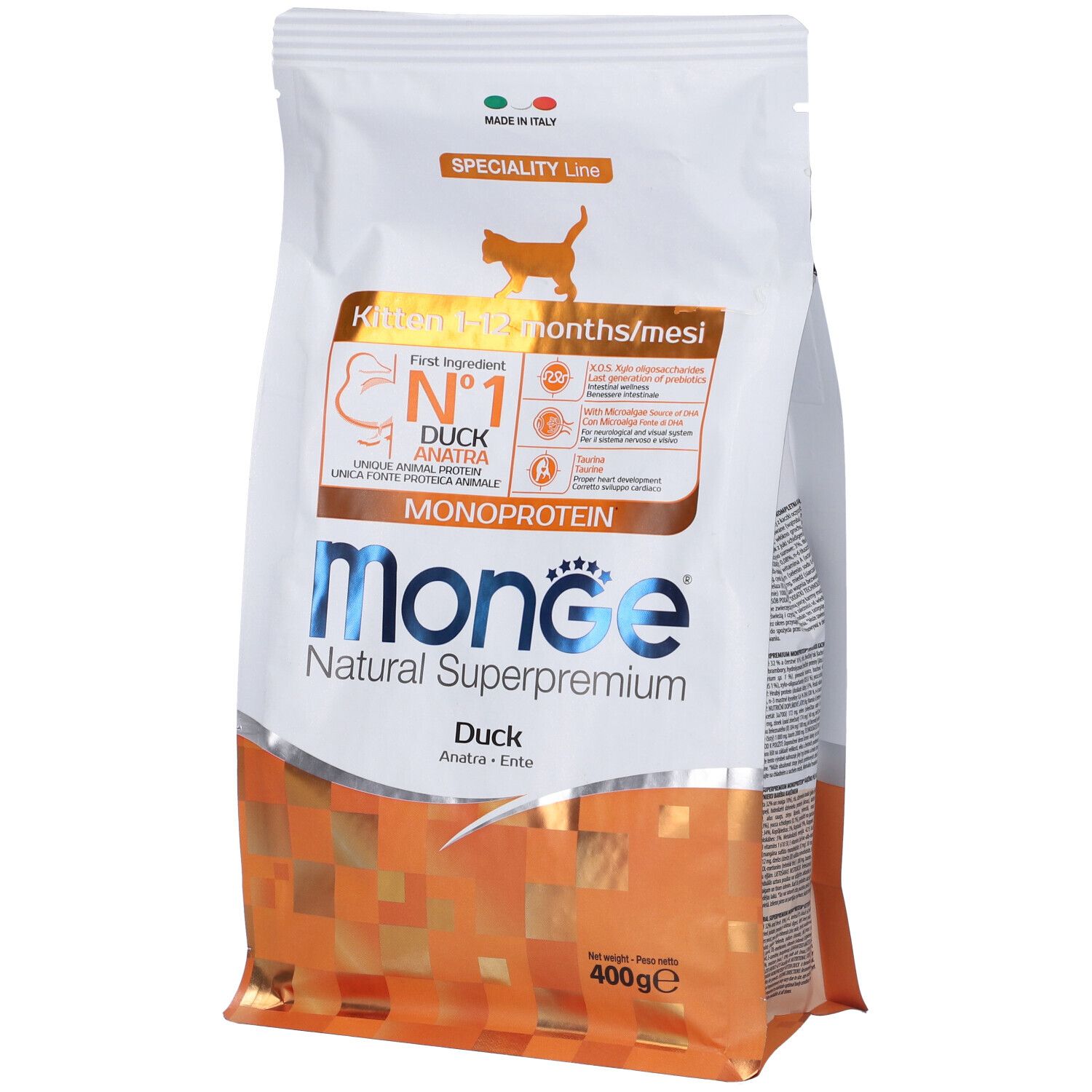 Monge Crocchette Monoprotein Gattini Con Anatra