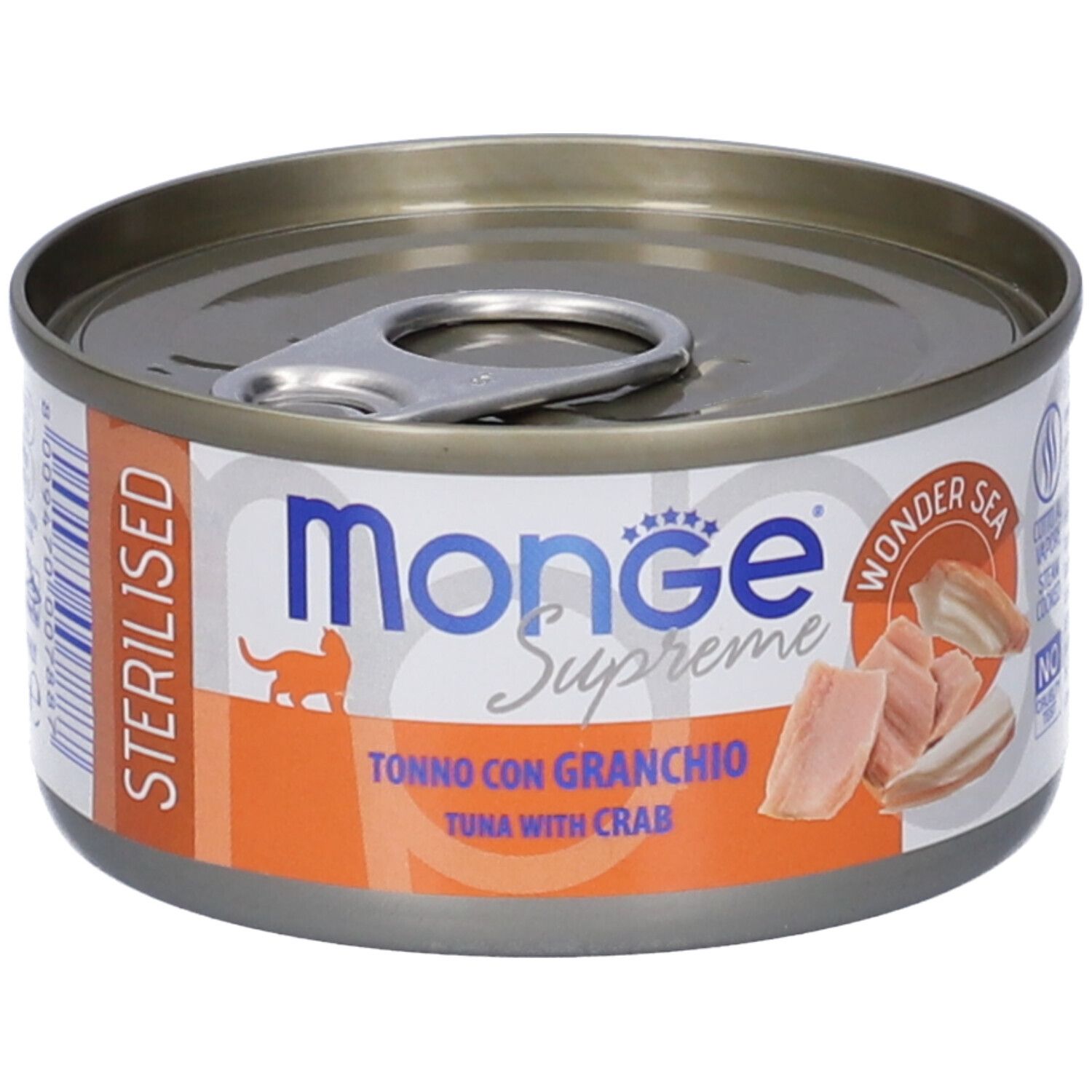 Monge Supreme Sterilised Tonno Granchio Gatti Sterilizzati