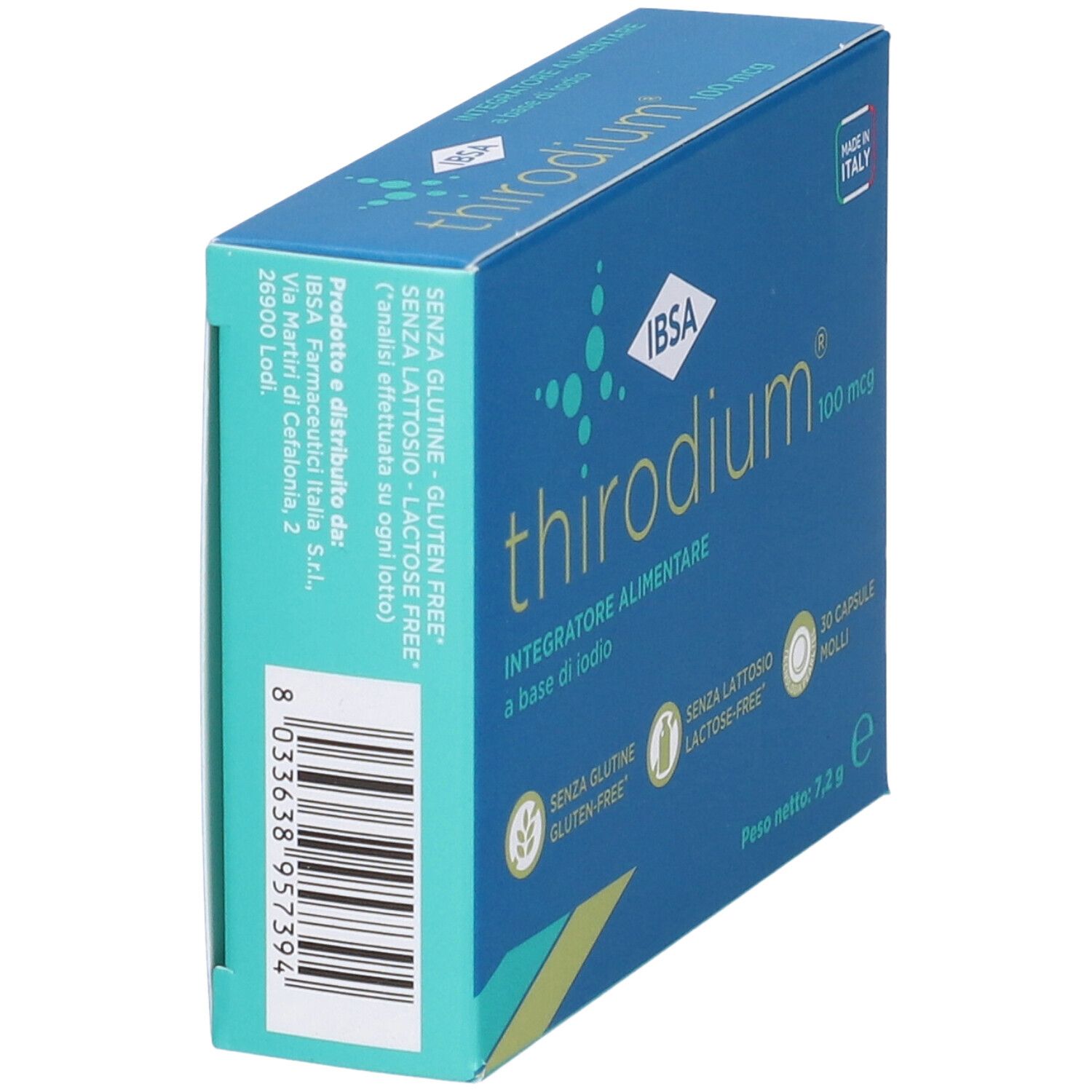 IBSA Thirodium 100Mcg Capsule Molli
