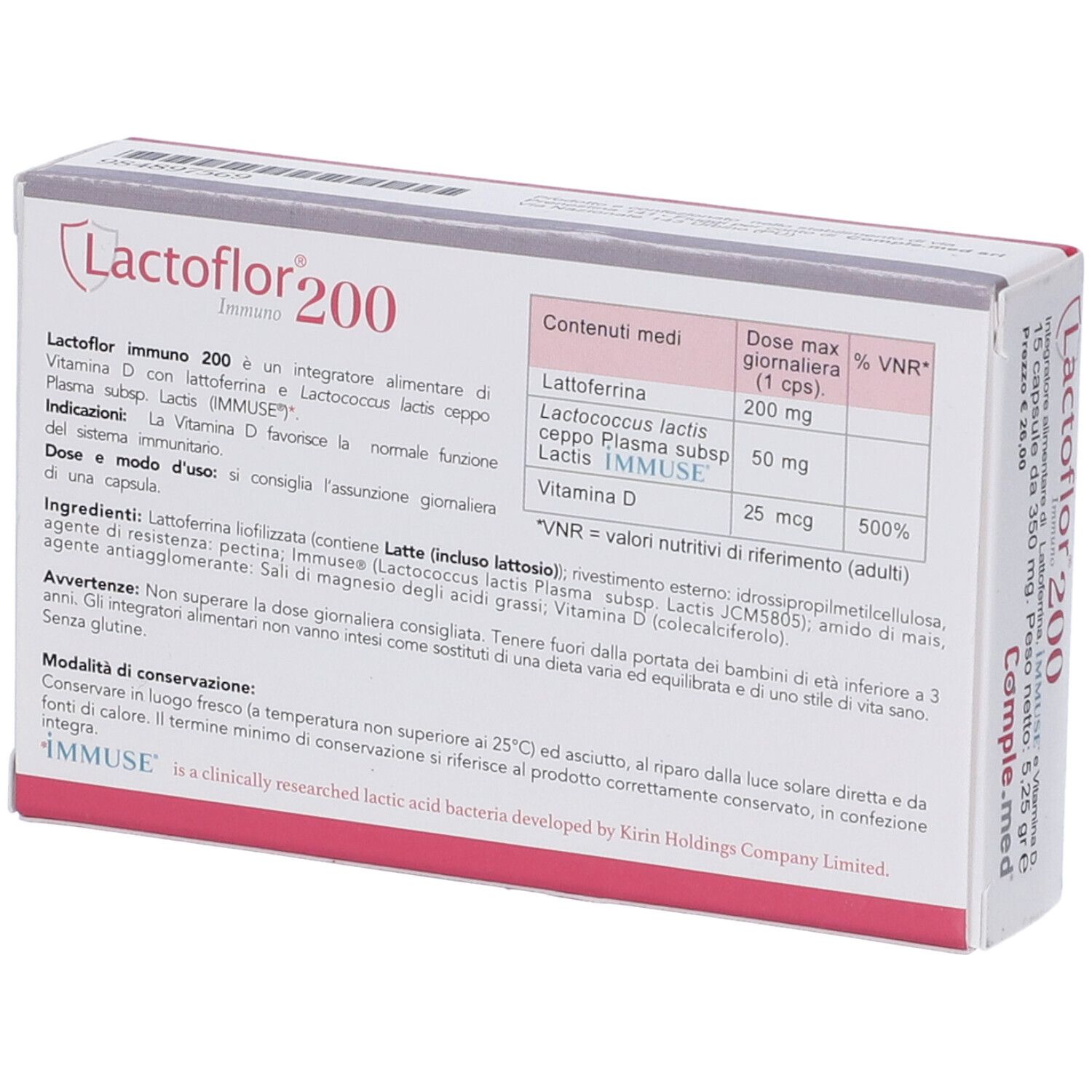 Lactoflor Immuno 200 15 Capsule