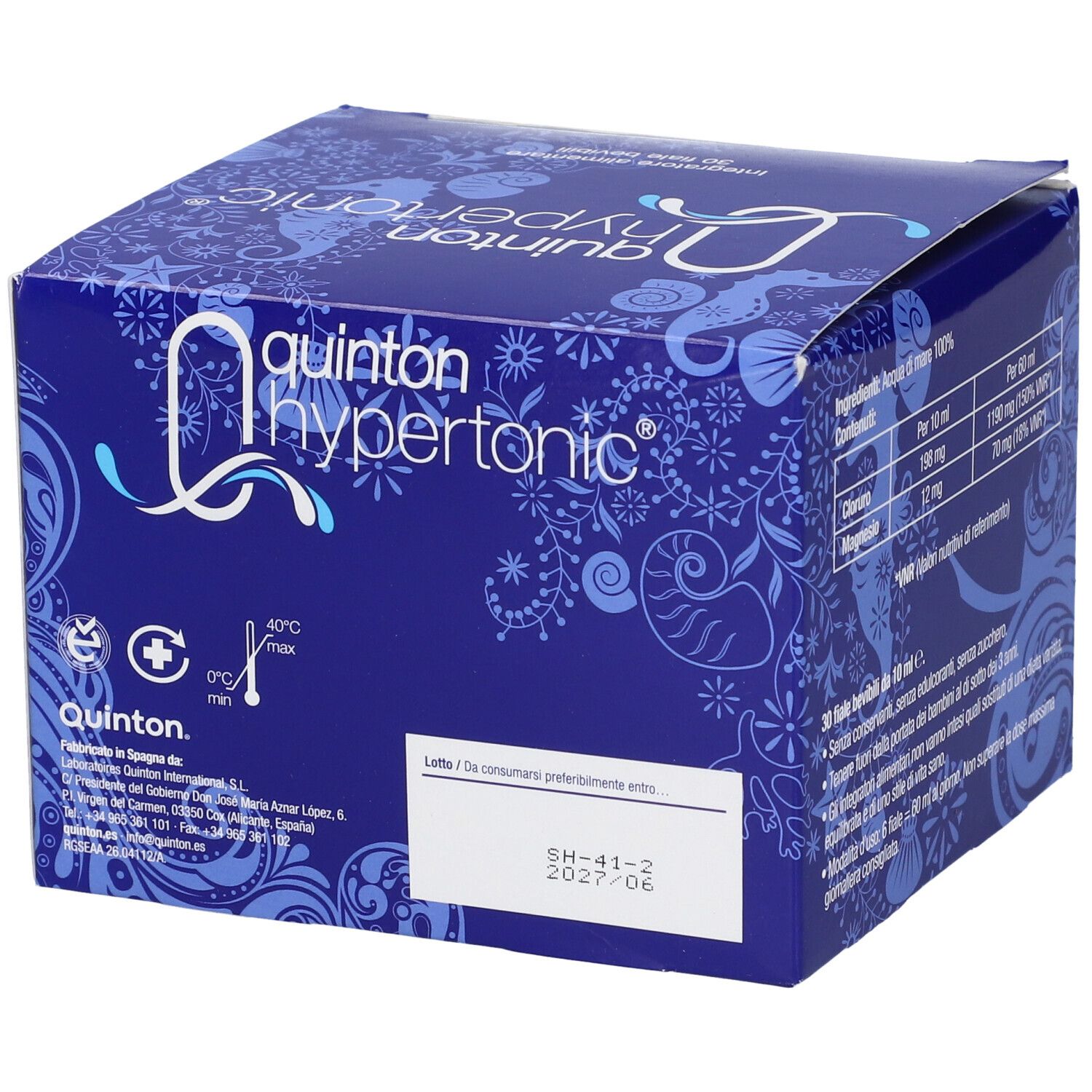 Dott. Cagnola Quinton Plasma Hypertonic