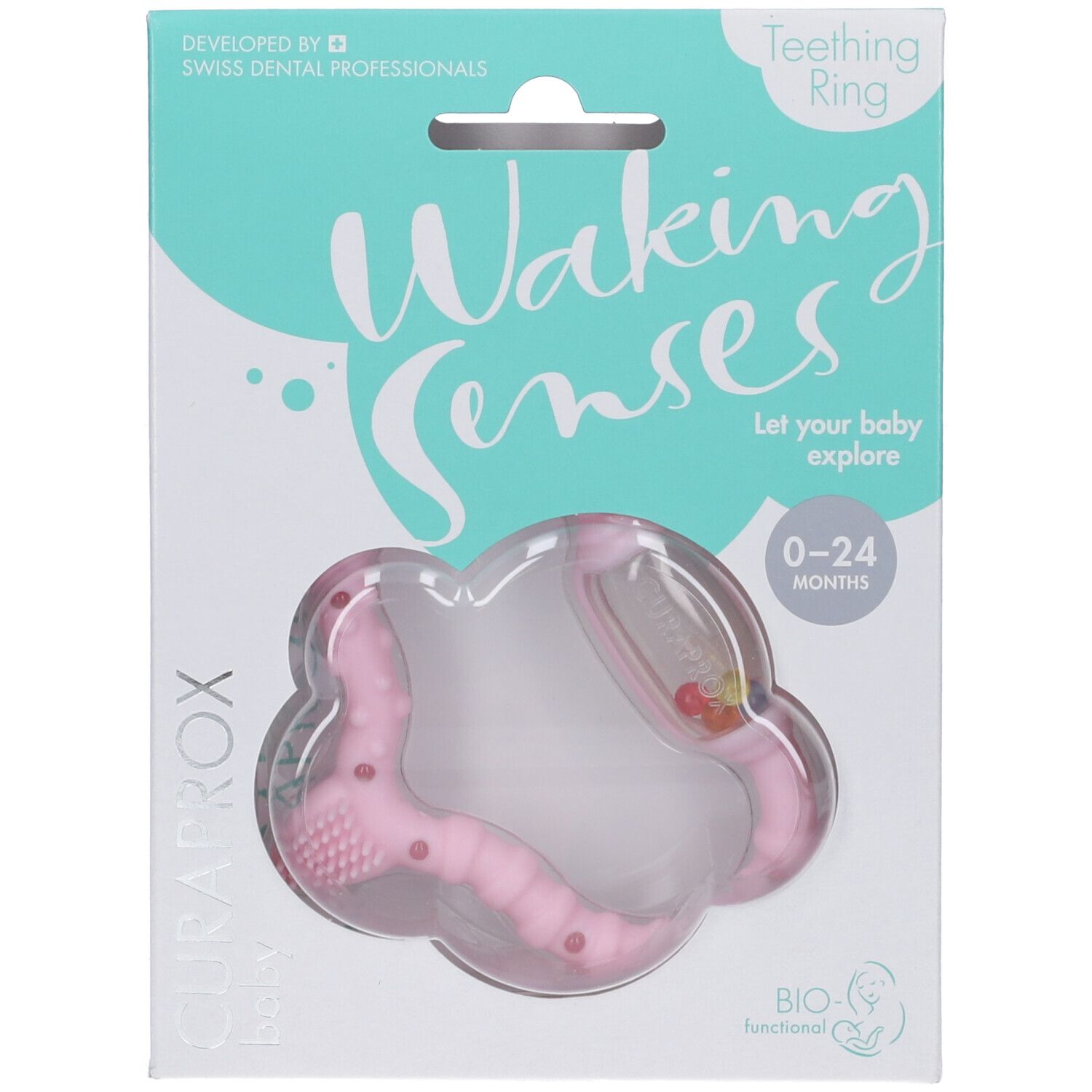 Curaprox Anello Dentizione Rosa