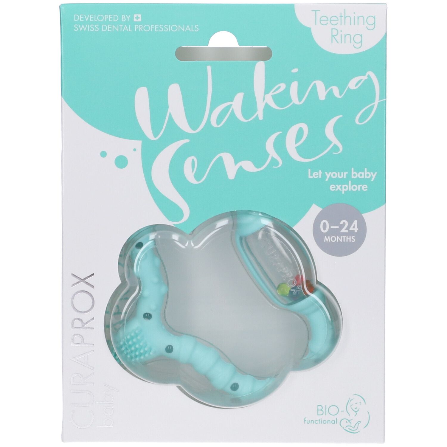 Curaprox Anello Dentizione Turchese