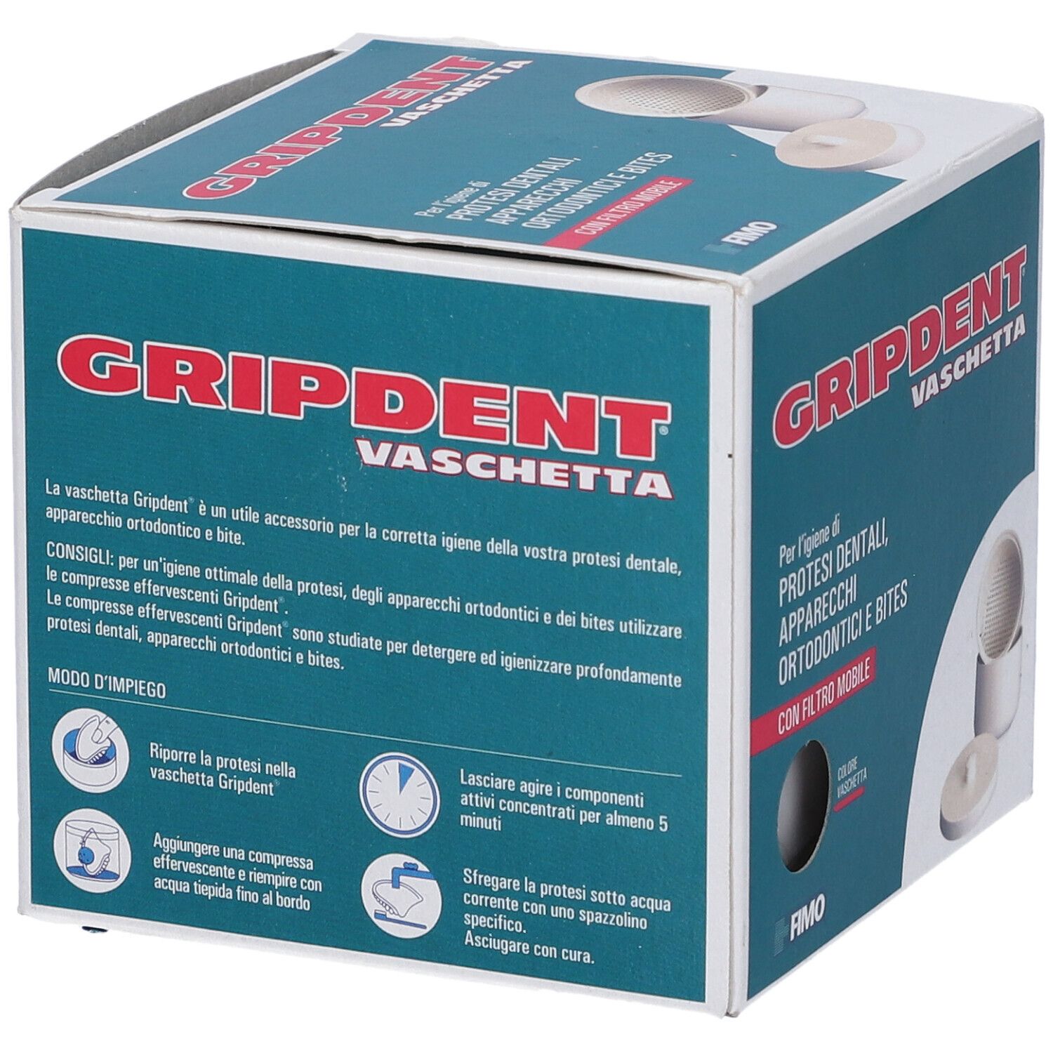 Gripdent Vaschetta Porta Protesi Dentali Ed Apparecchi Ortodontici