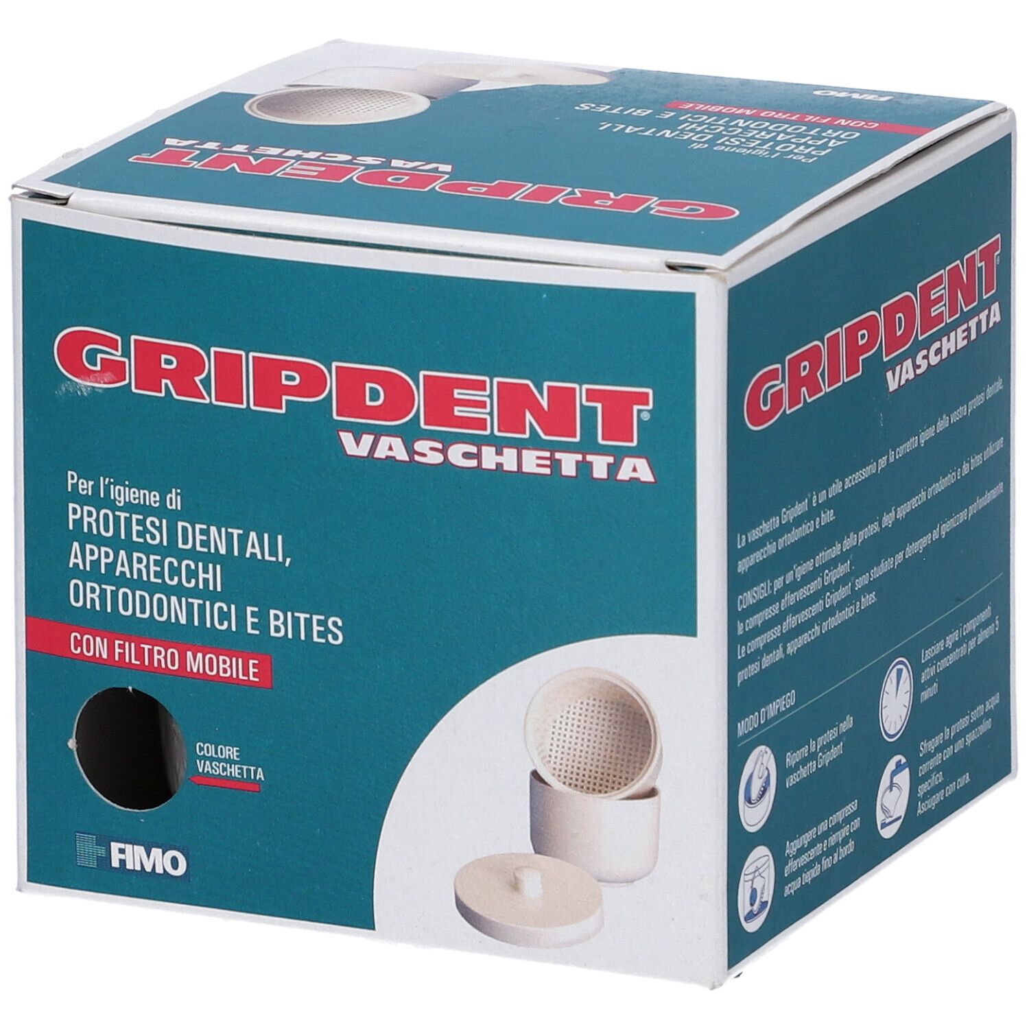 Gripdent Vaschetta Porta Protesi Dentali Ed Apparecchi Ortodontici