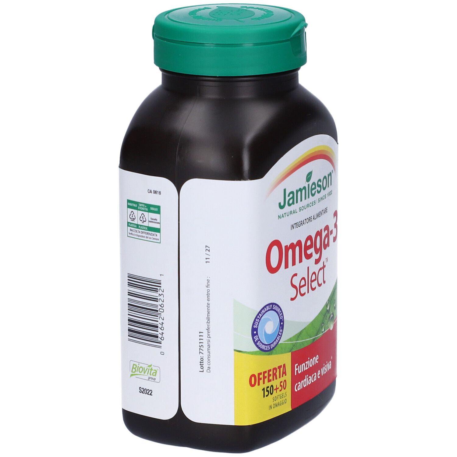 Jamieson Omega 3 Select 150+50 Softgels