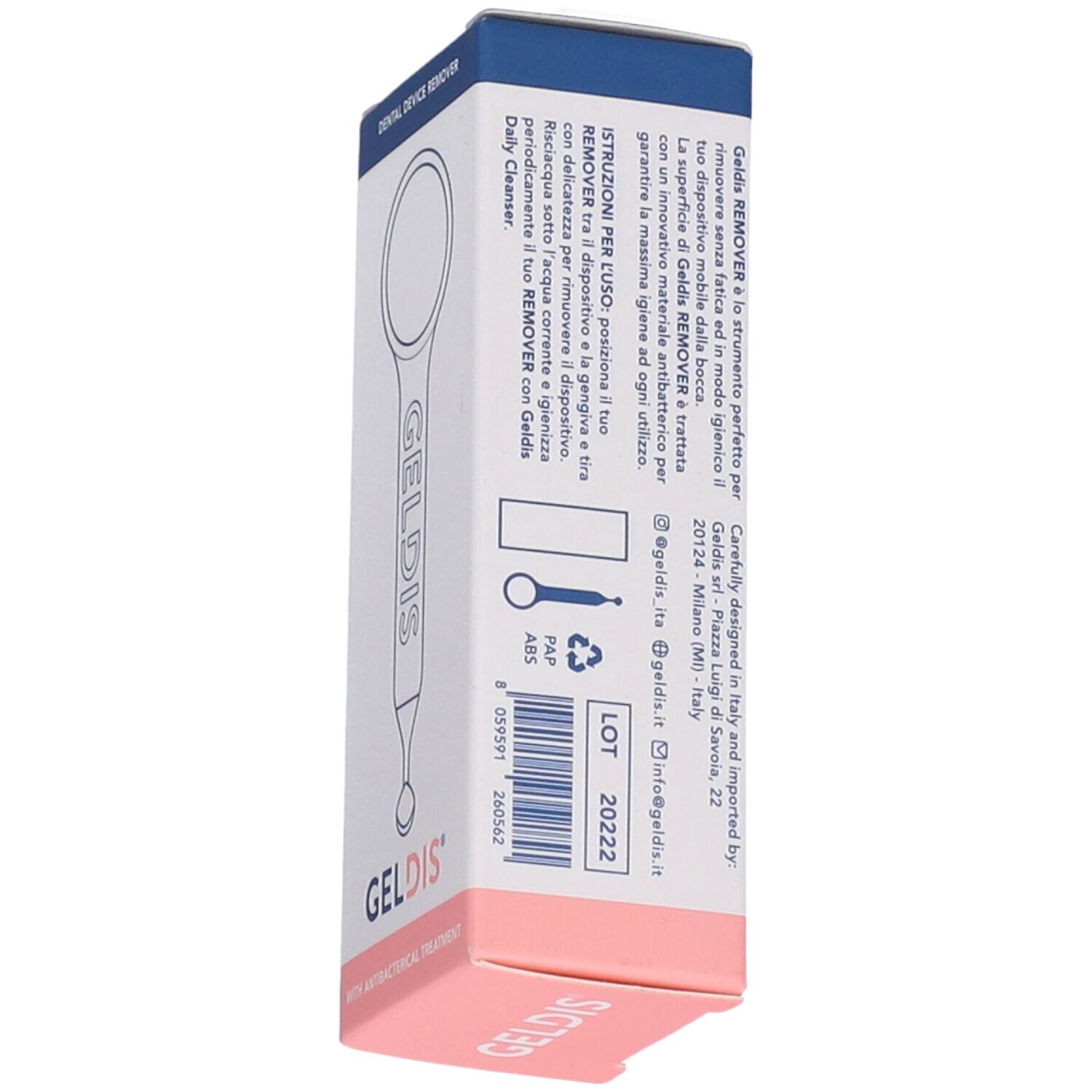Geldis Remover antibatterico per allineatori