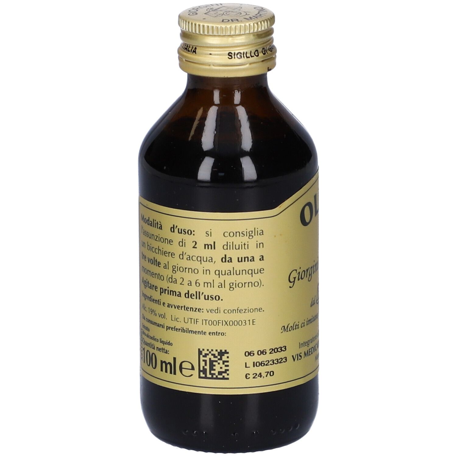 Olivis Liquido Alcoolico 100 Ml