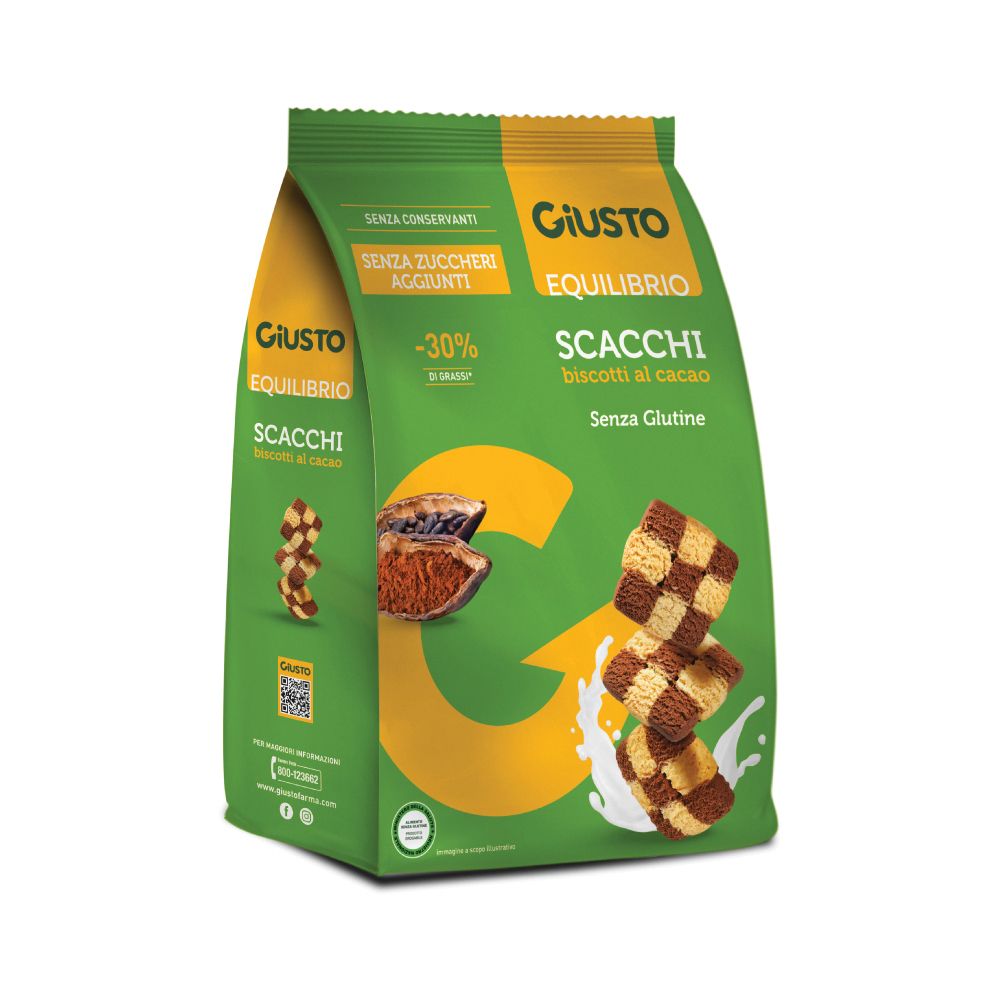 Giusto Senza Glutine Scacchi Equilibrio 250 G