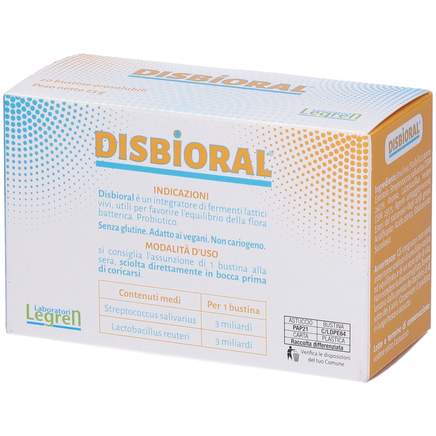 Disbioral 20 Bustine Orosolubili