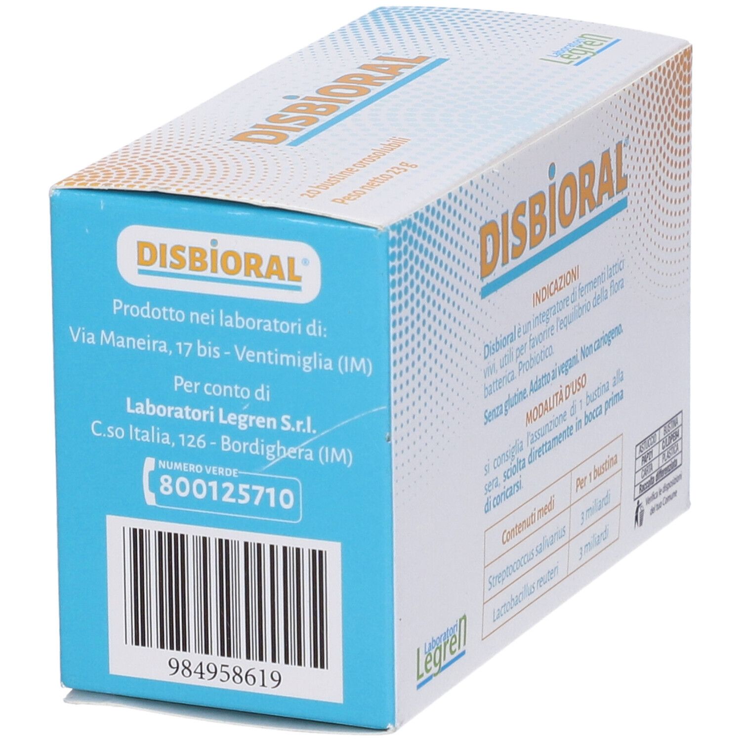 Disbioral 20 Bustine Orosolubili