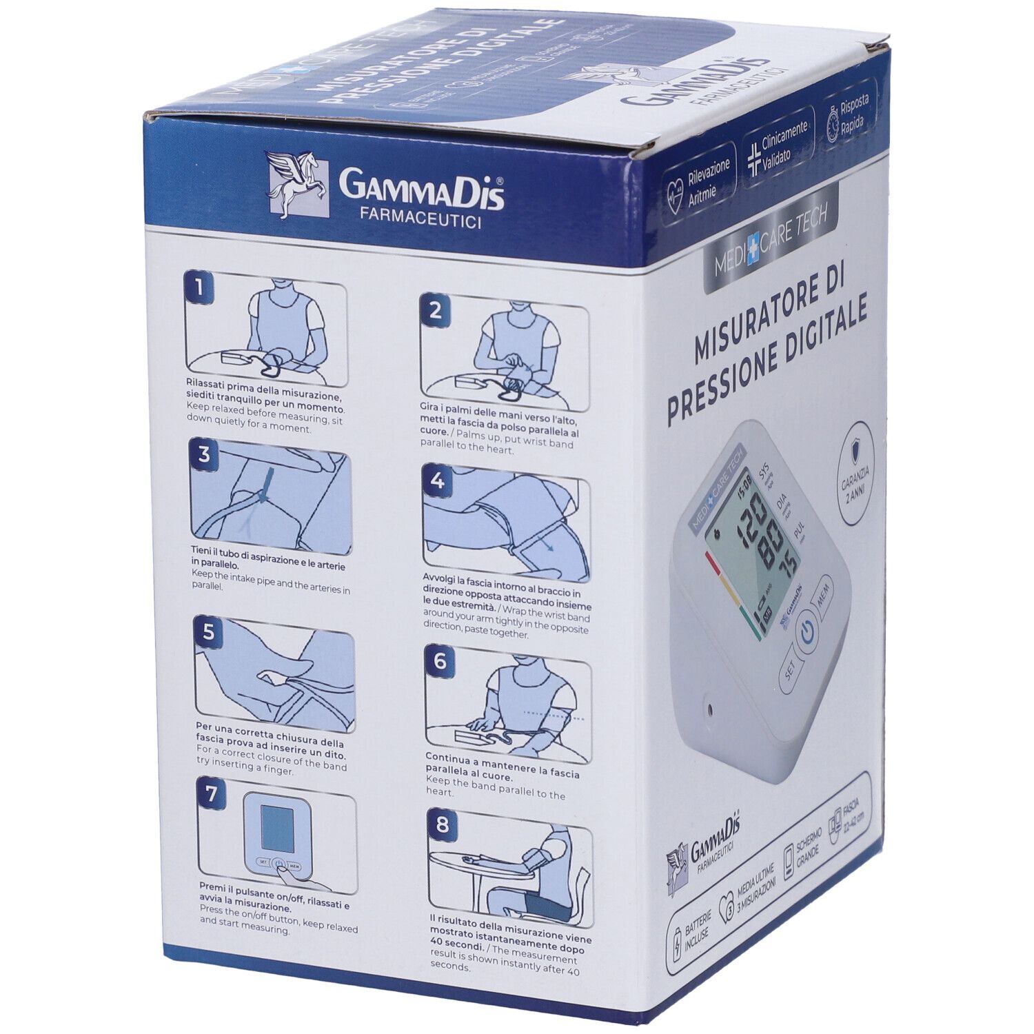 GammaDis Medi Care Tech Misuratore di Pressione Digitale