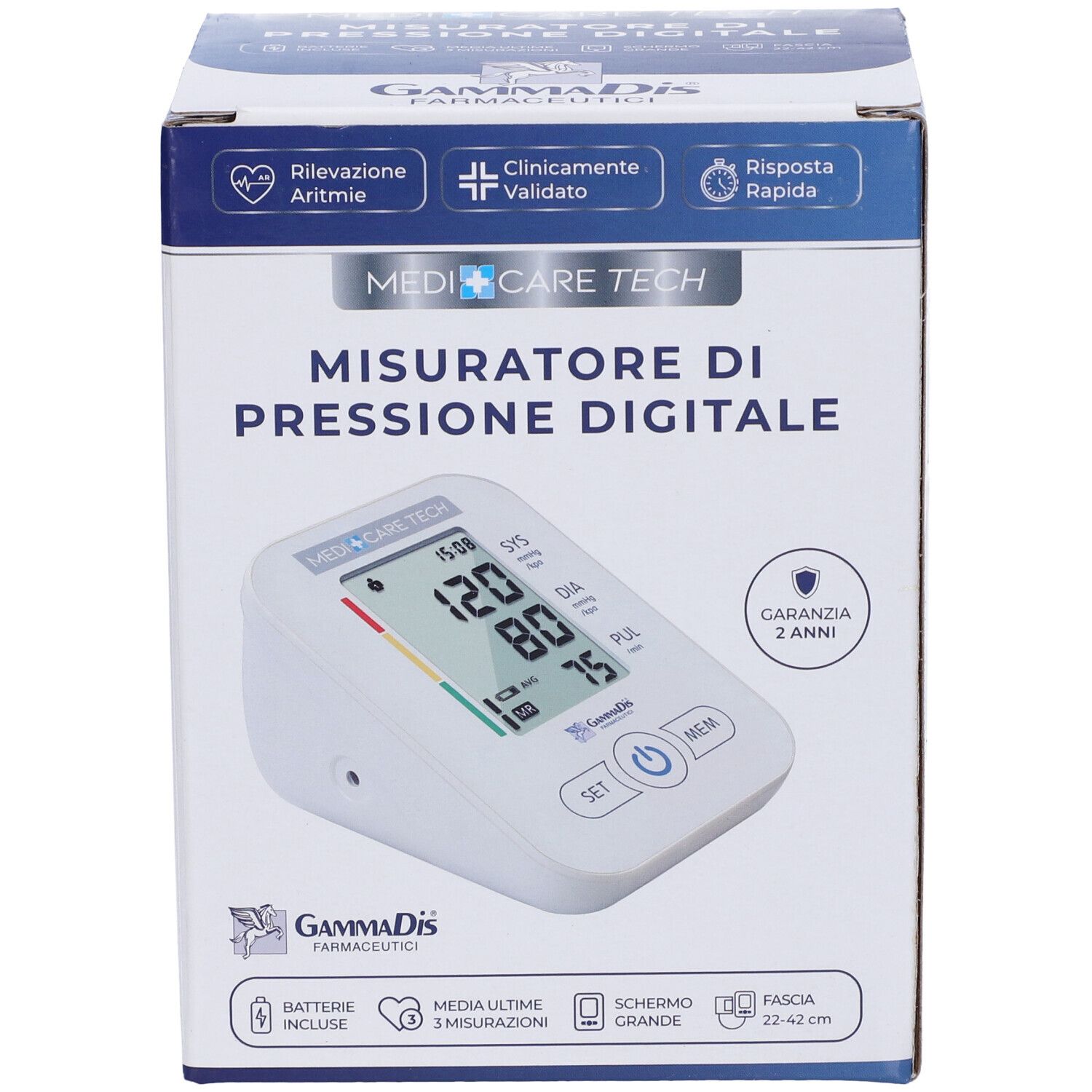 GammaDis Medi Care Tech Misuratore di Pressione Digitale