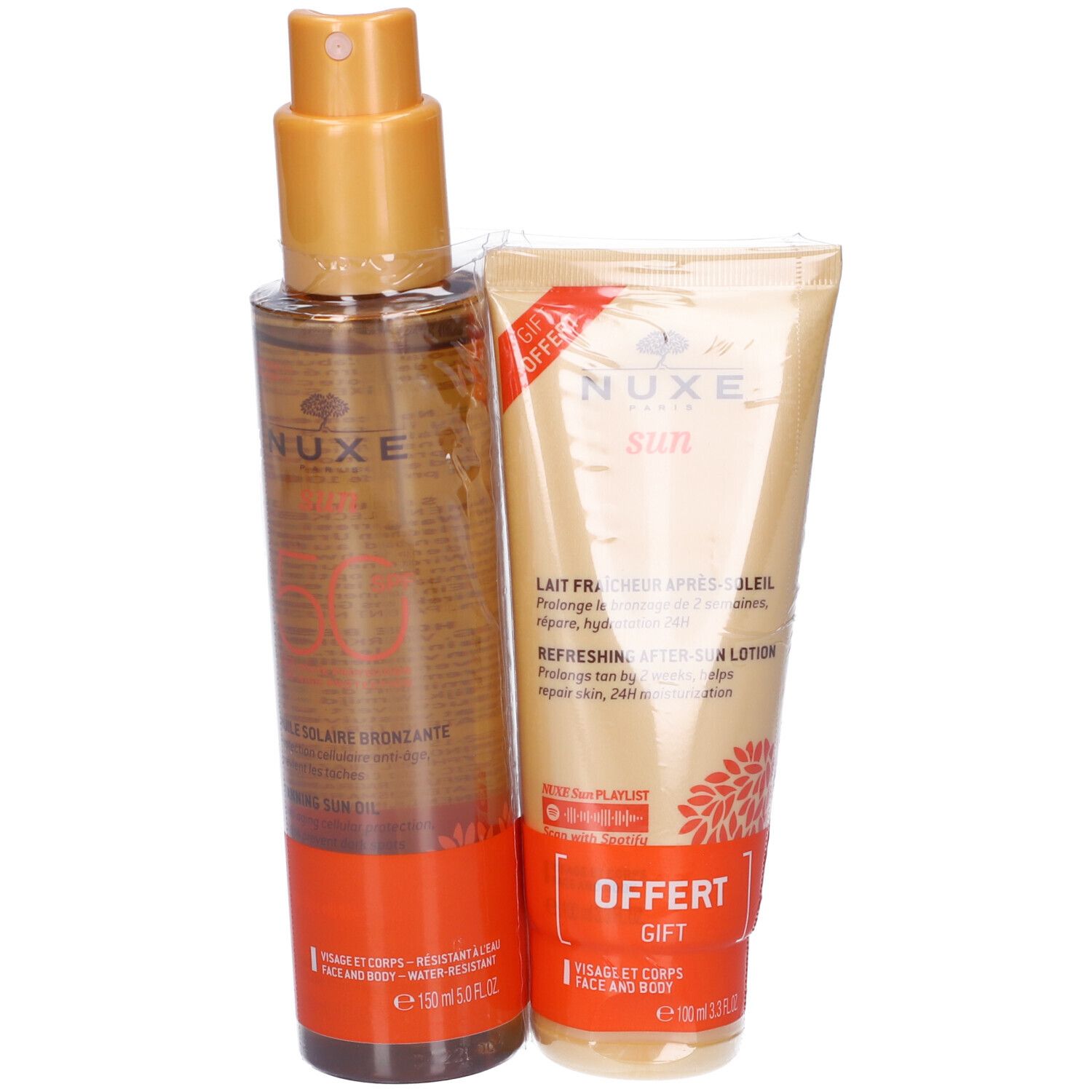Nuxe Sun Olio Spf50 + Latte Doposole