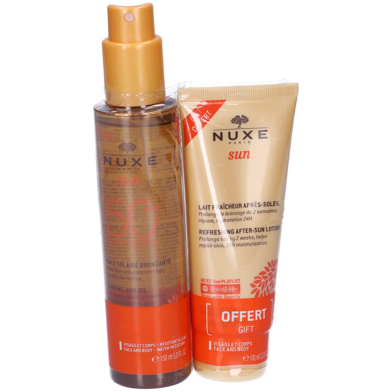 Nuxe Sun Olio Spf50 + Latte Doposole