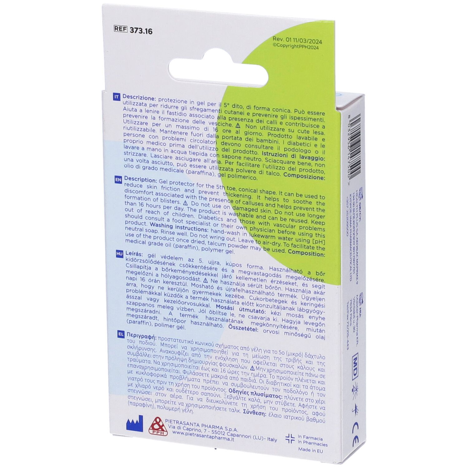 Protezione Conica Master-Aid Footcare 5 Dito 2 Pezzi C3
