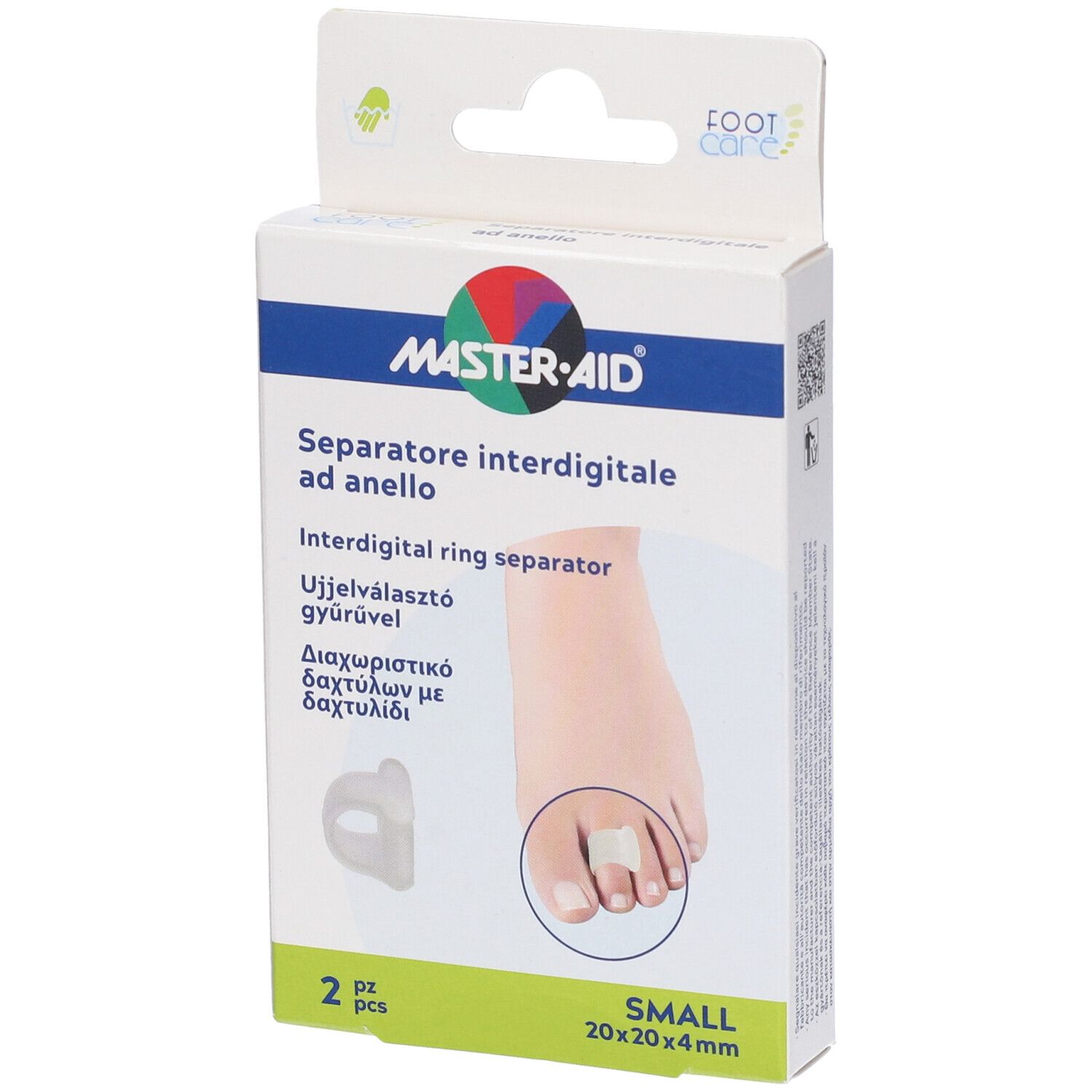 Separatore Dita Master-Aid Footcare Con Anello Small 2 Pezzi C17