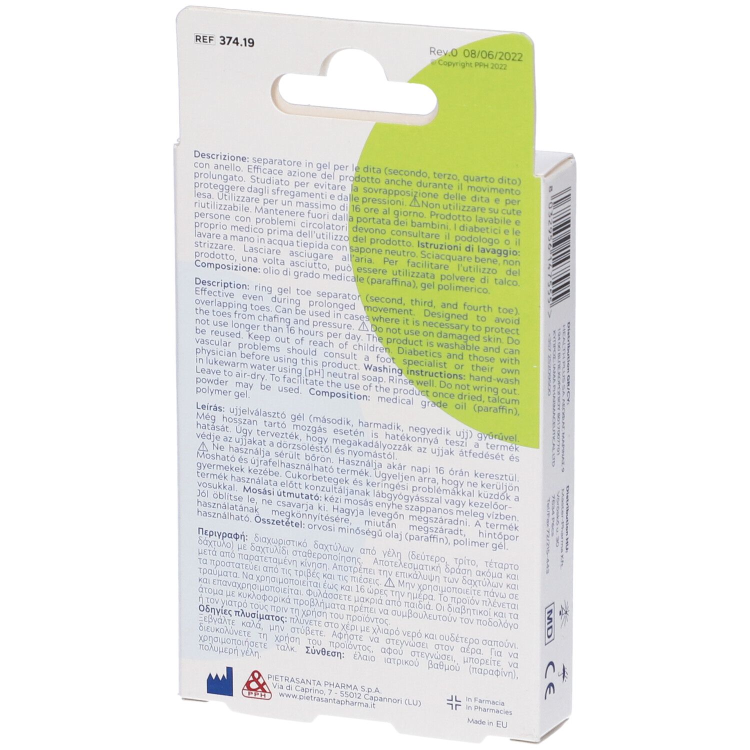 Separatore Dita Master-Aid Footcare Con Anello Small 2 Pezzi C17
