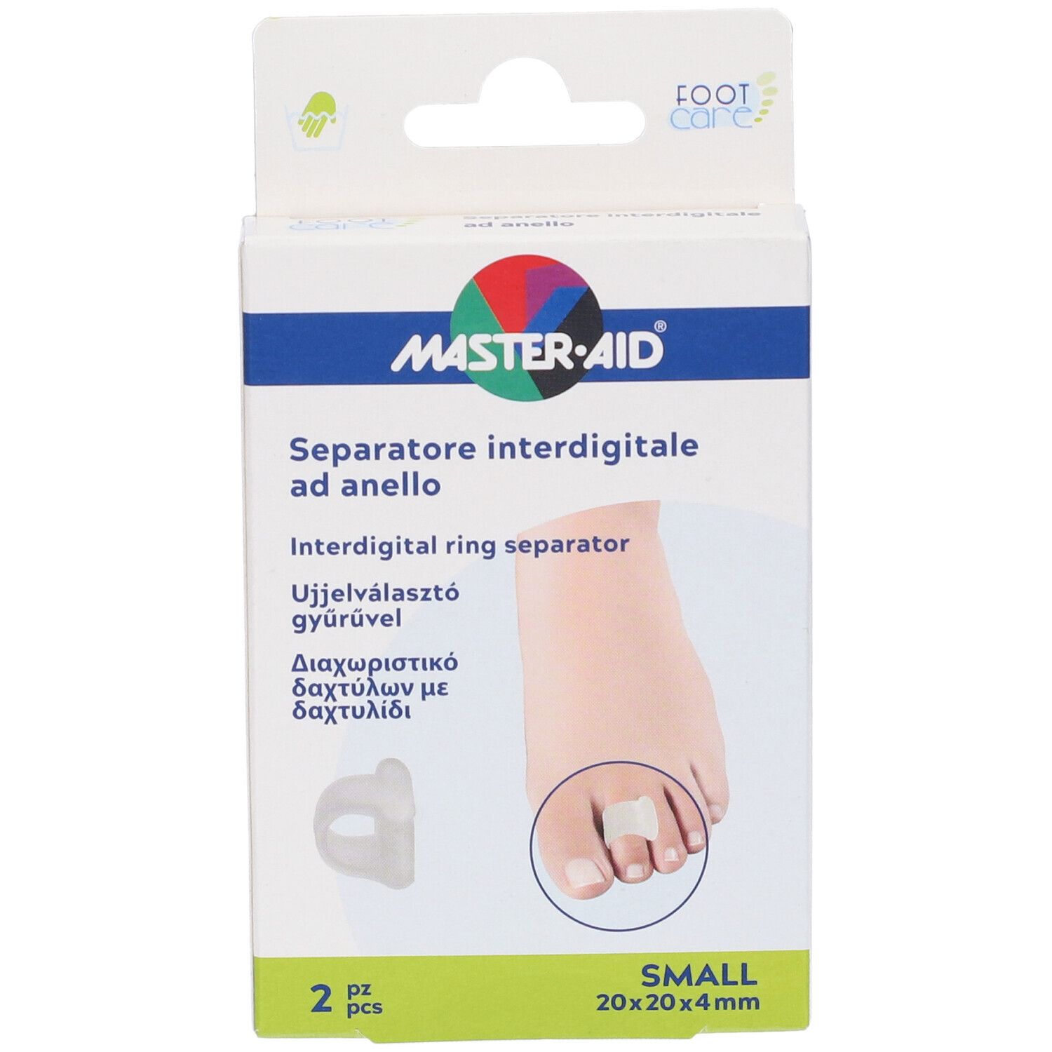 Separatore Dita Master-Aid Footcare Con Anello Small 2 Pezzi C17