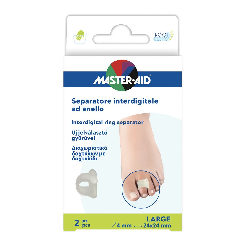 Separatore Dita Master-Aid Footcare Con Anello Large 2 Pezzi C18