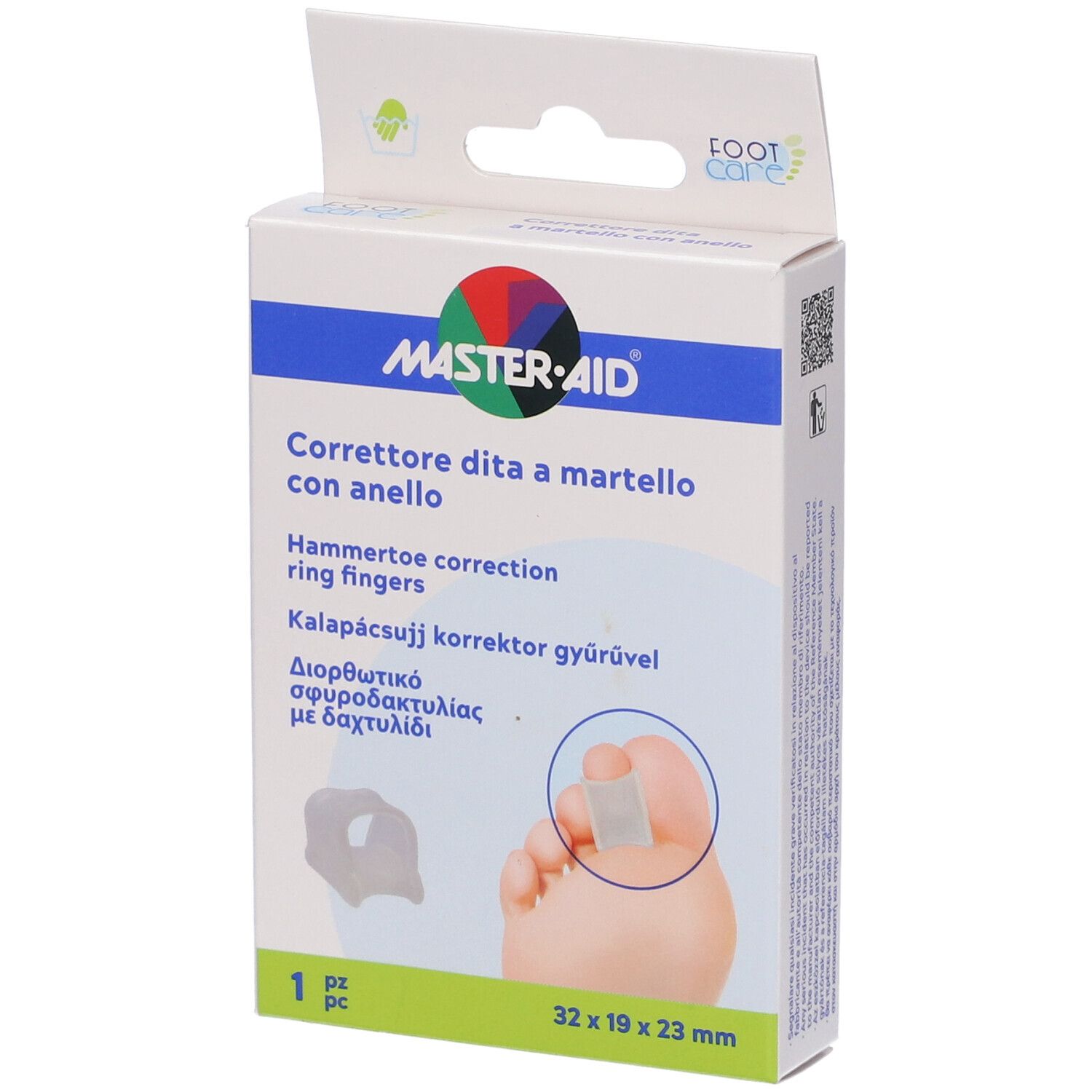 Master Aid Correttore Dita a Martello con Anello