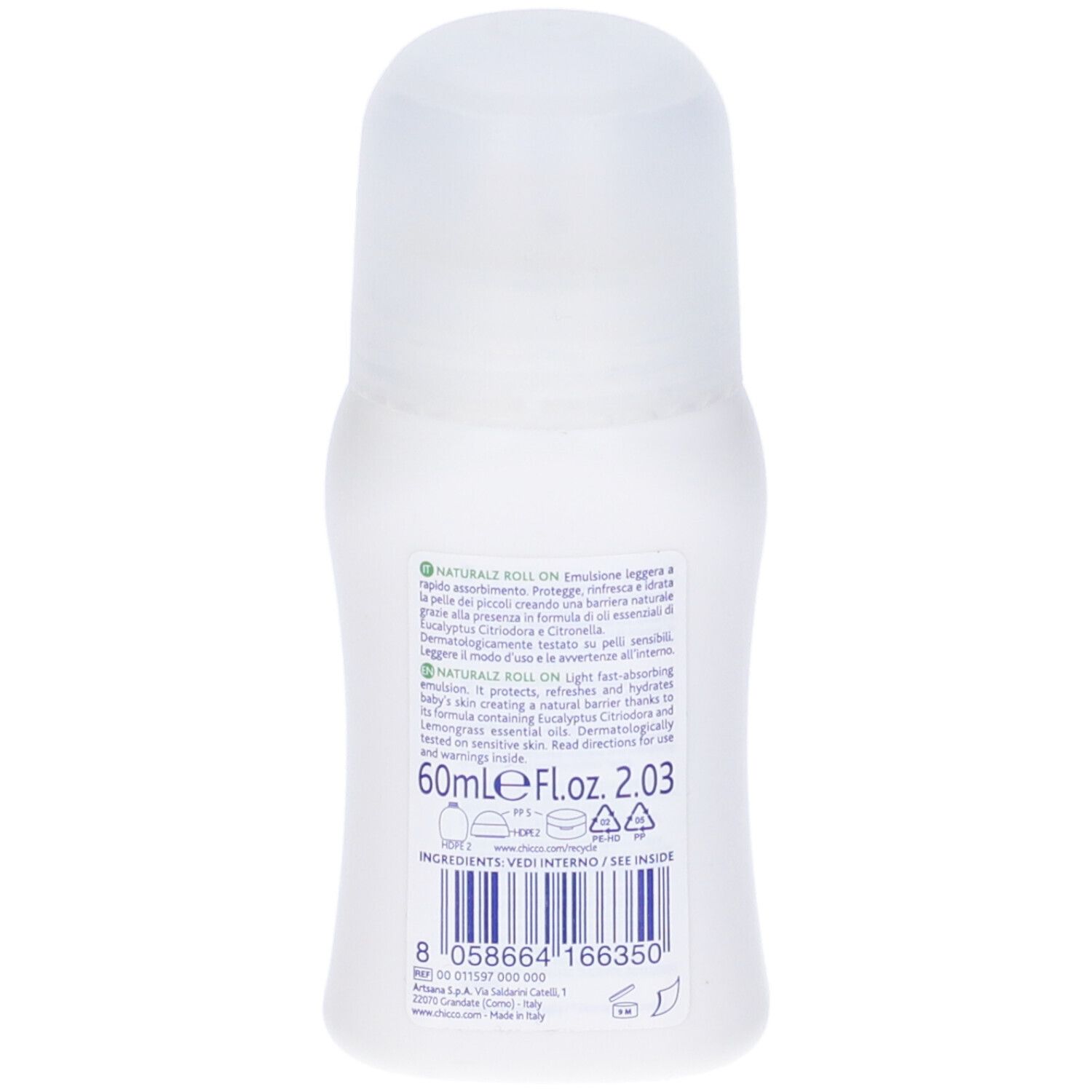 Chicco Roll On NaturalZ Protettivo & Rinfrescante