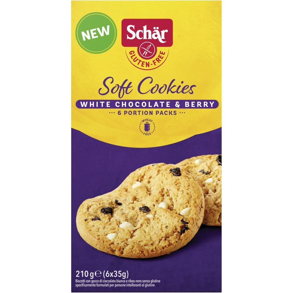 Schar Soft Cookie White Chocolate 210 G