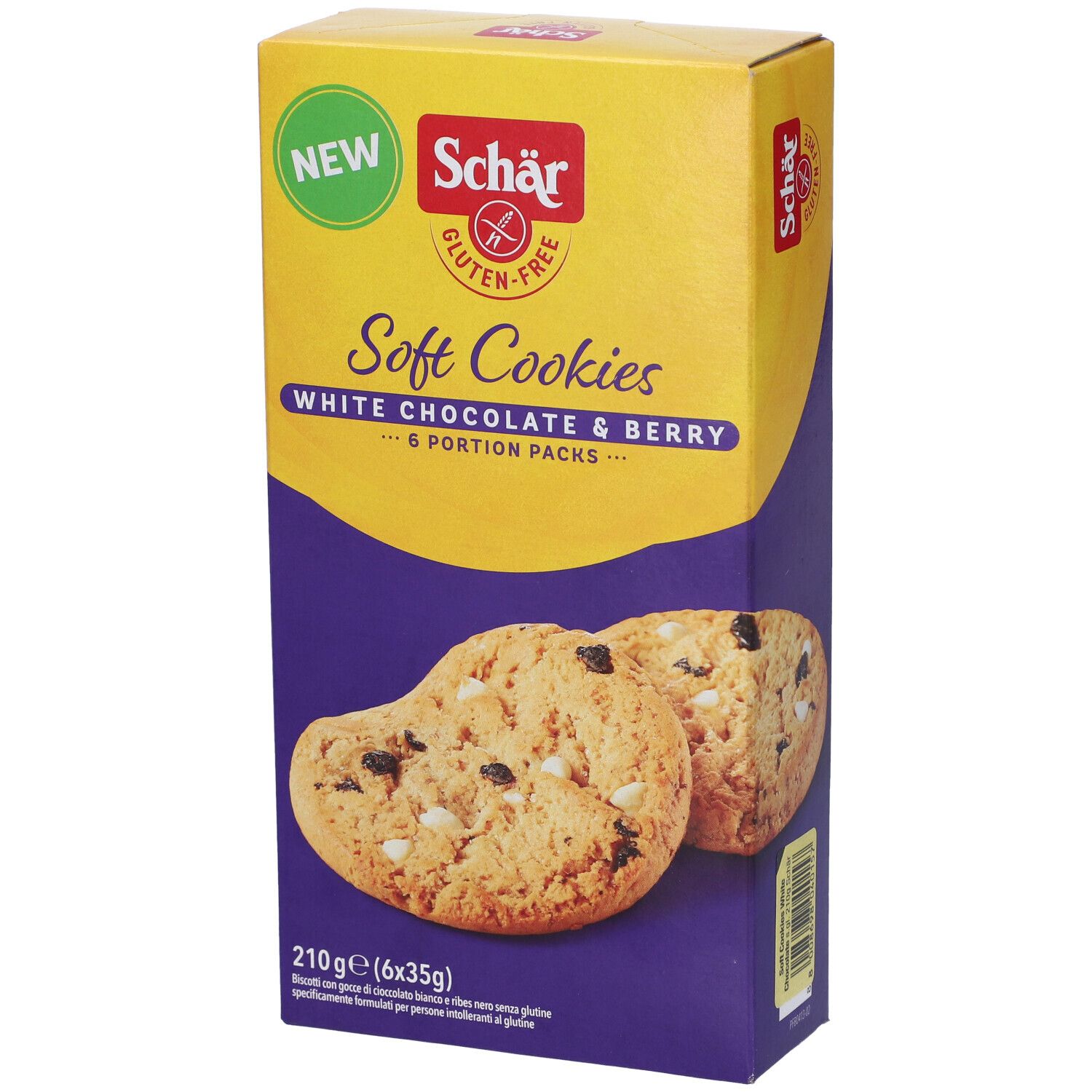 Schar Soft Cookie White Chocolate 210 G