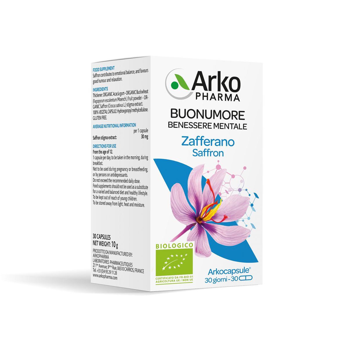 Arko Pharma Buonumore Benessere Mentale Zafferano