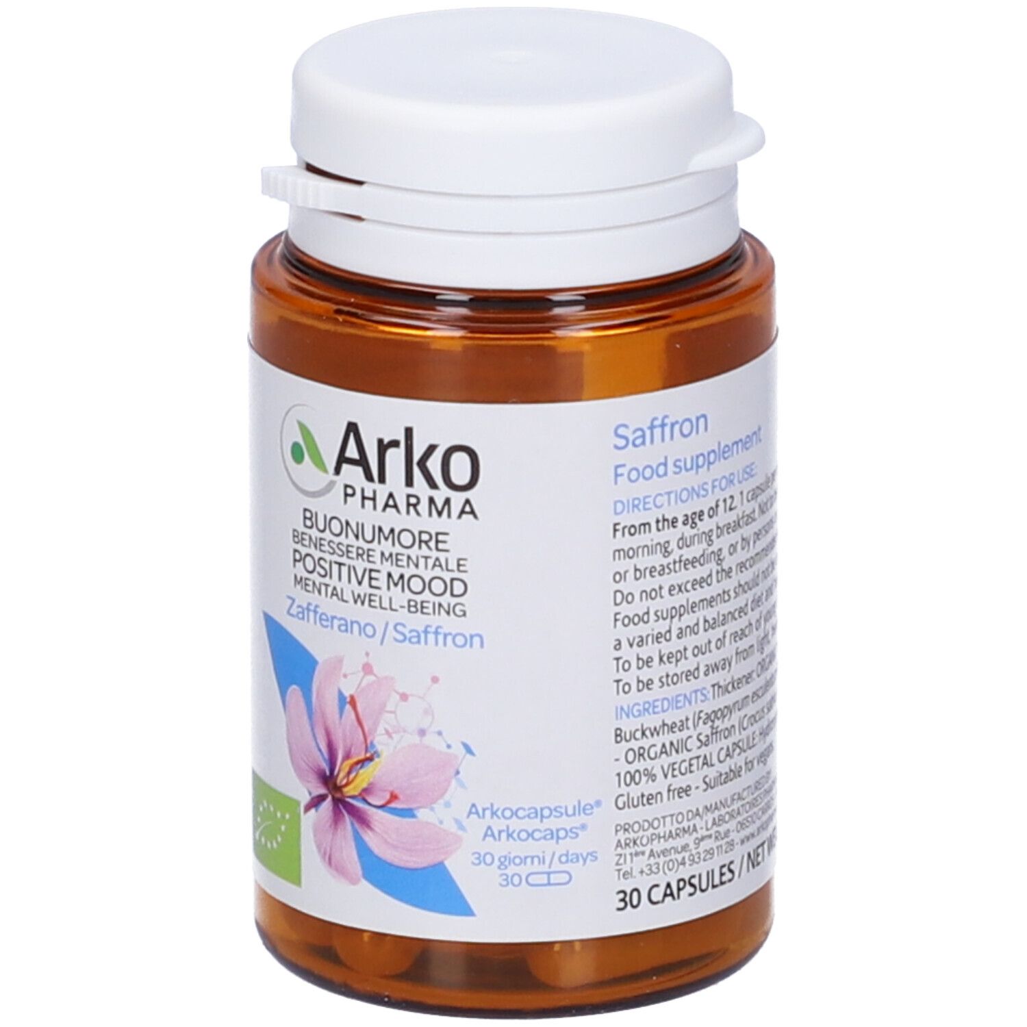 Arko Pharma Buonumore Benessere Mentale Zafferano