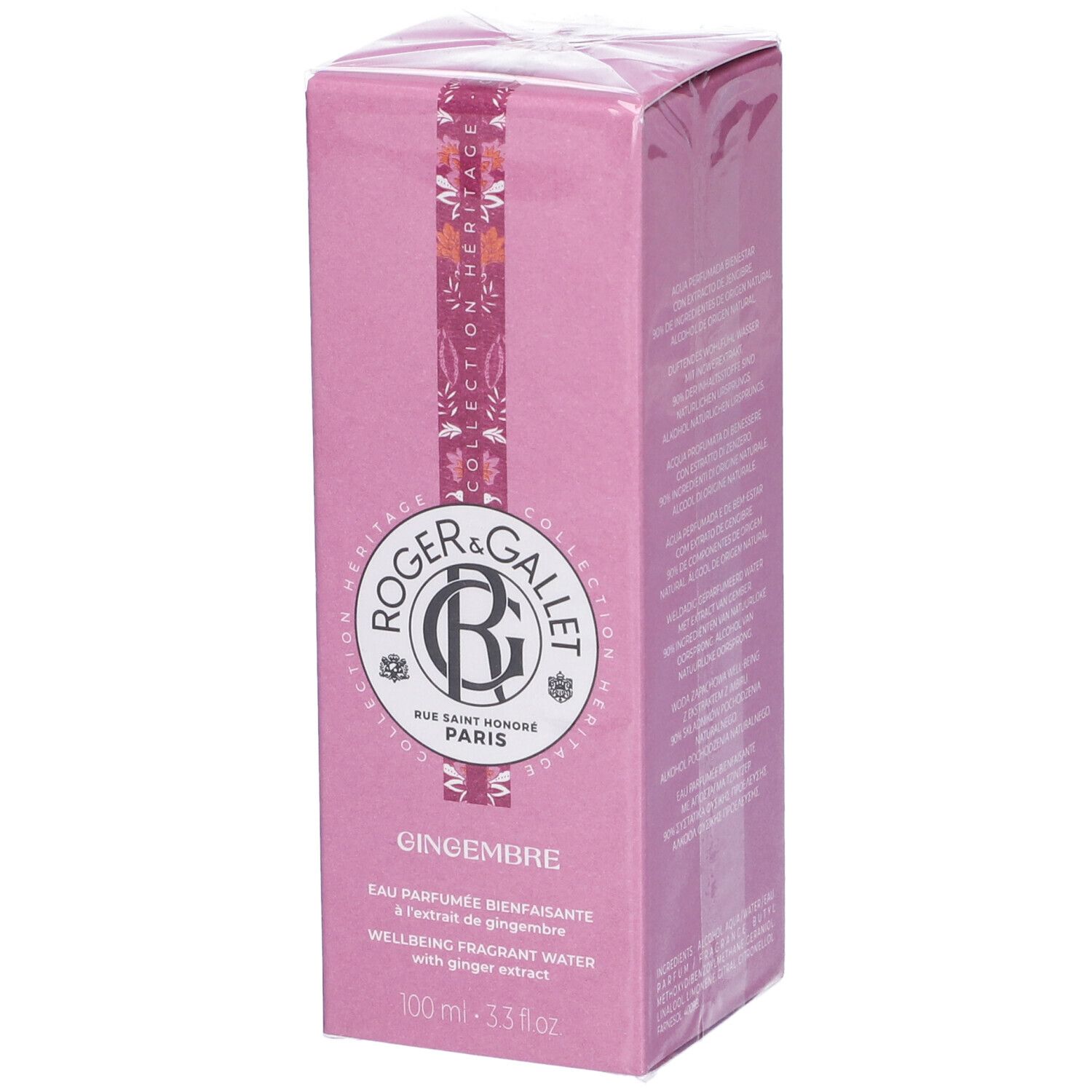 ROGER&GALLET Acqua Profumata di Benessere Gingembre - risparmia il 10% con il codice: roger10
