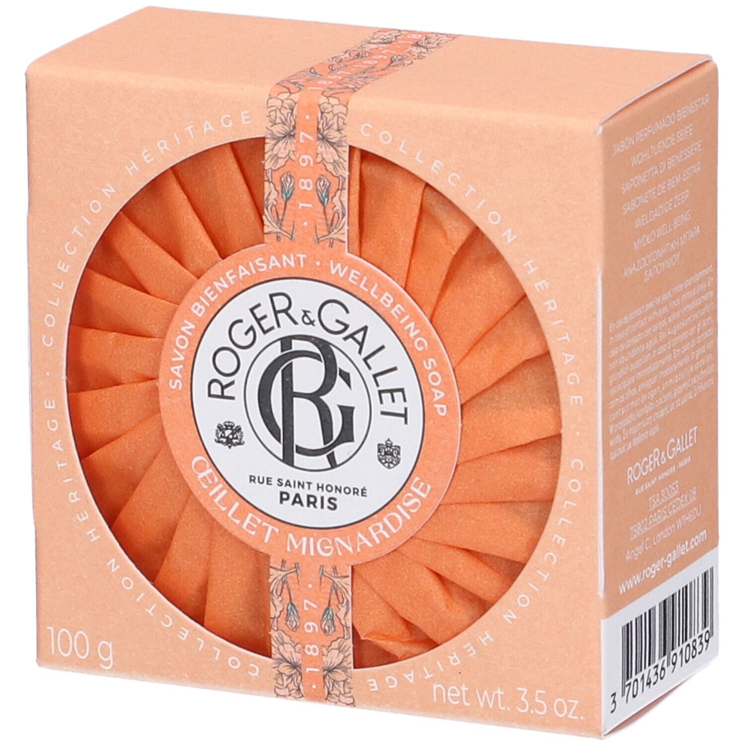 Roger & Gallet Saponetta di Benessere Œillet Mignardise