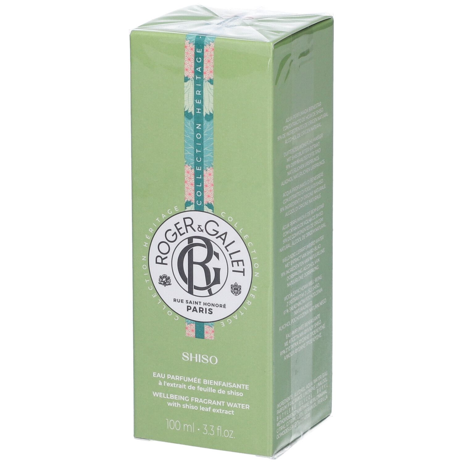 ROGER&GALLET Acqua Profumata di Benessere Shiso - risparmia il 10% con il codice: roger10