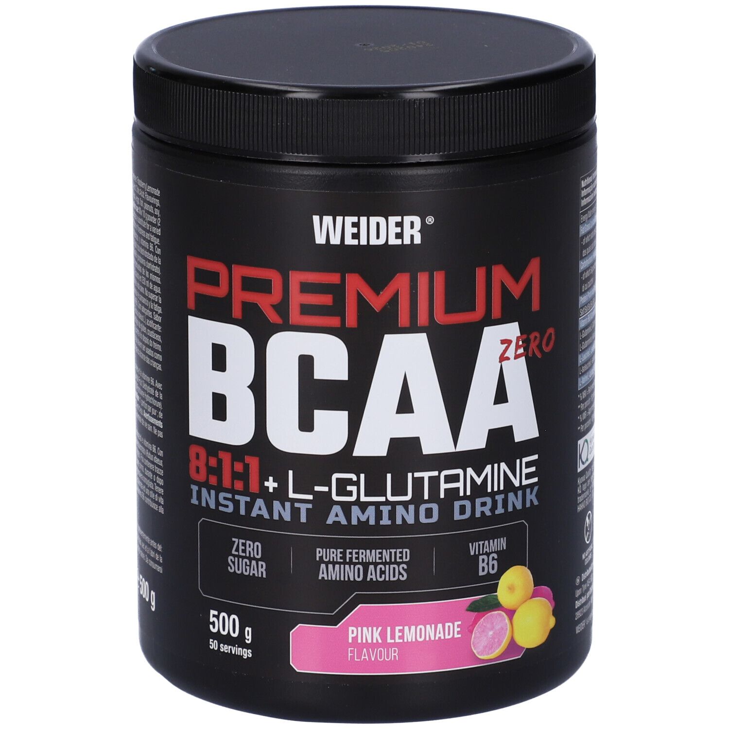 Weider BCAA 811 + L-Glutamine Pink lemonade